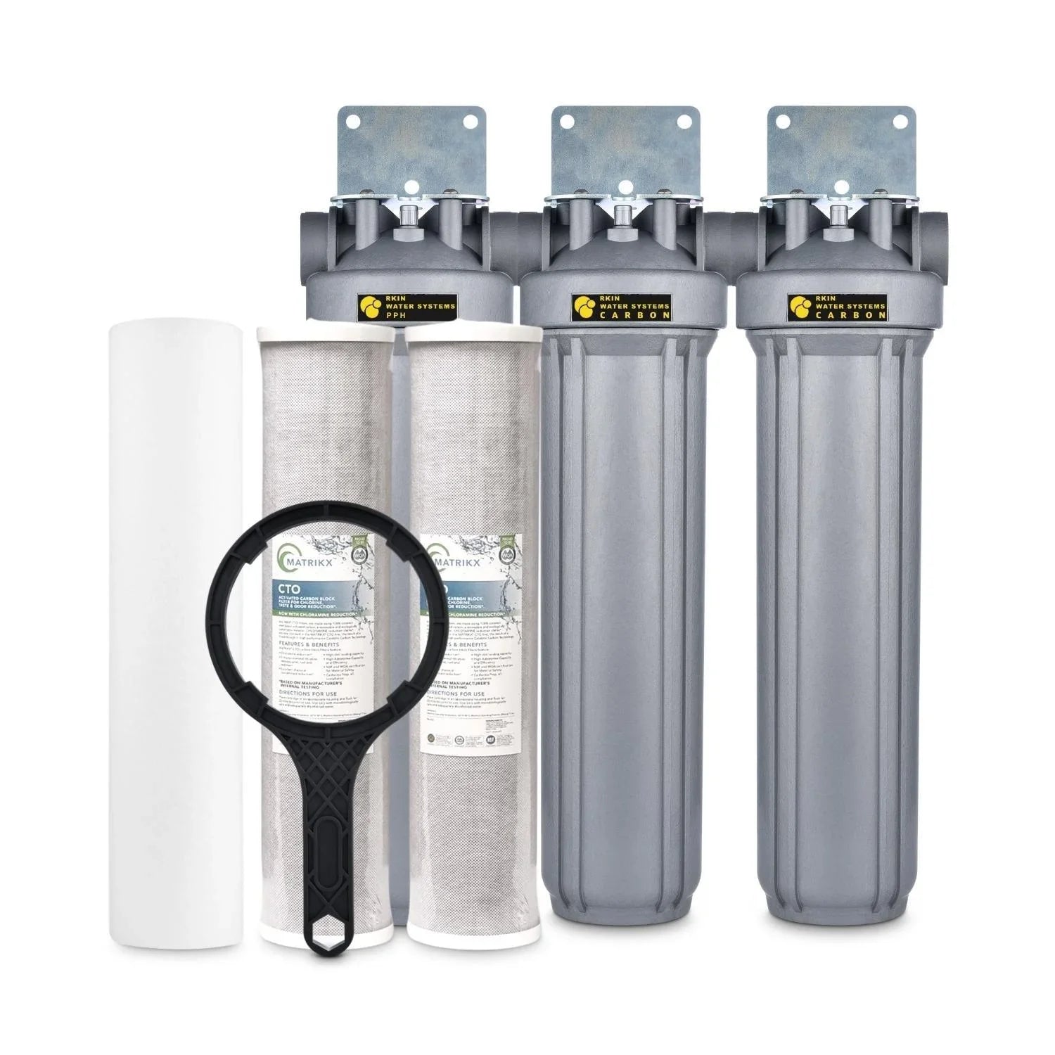 RKIN - CBS PPH Salt-Free Anti-Scale System with Dual Carbon Filtration (SC)