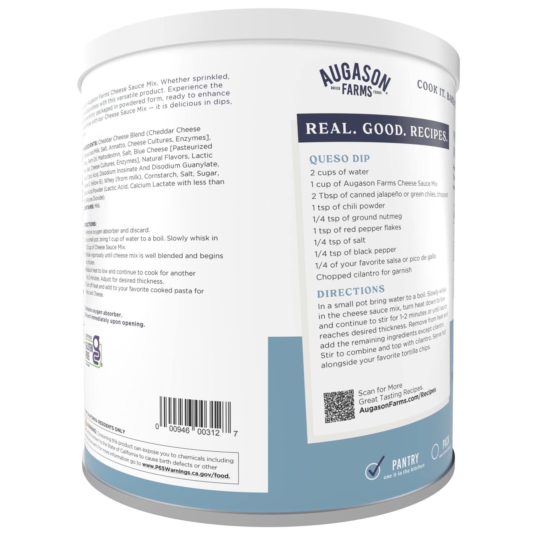 Cheese Sauce Mix Can, 87 Servings (SC)
