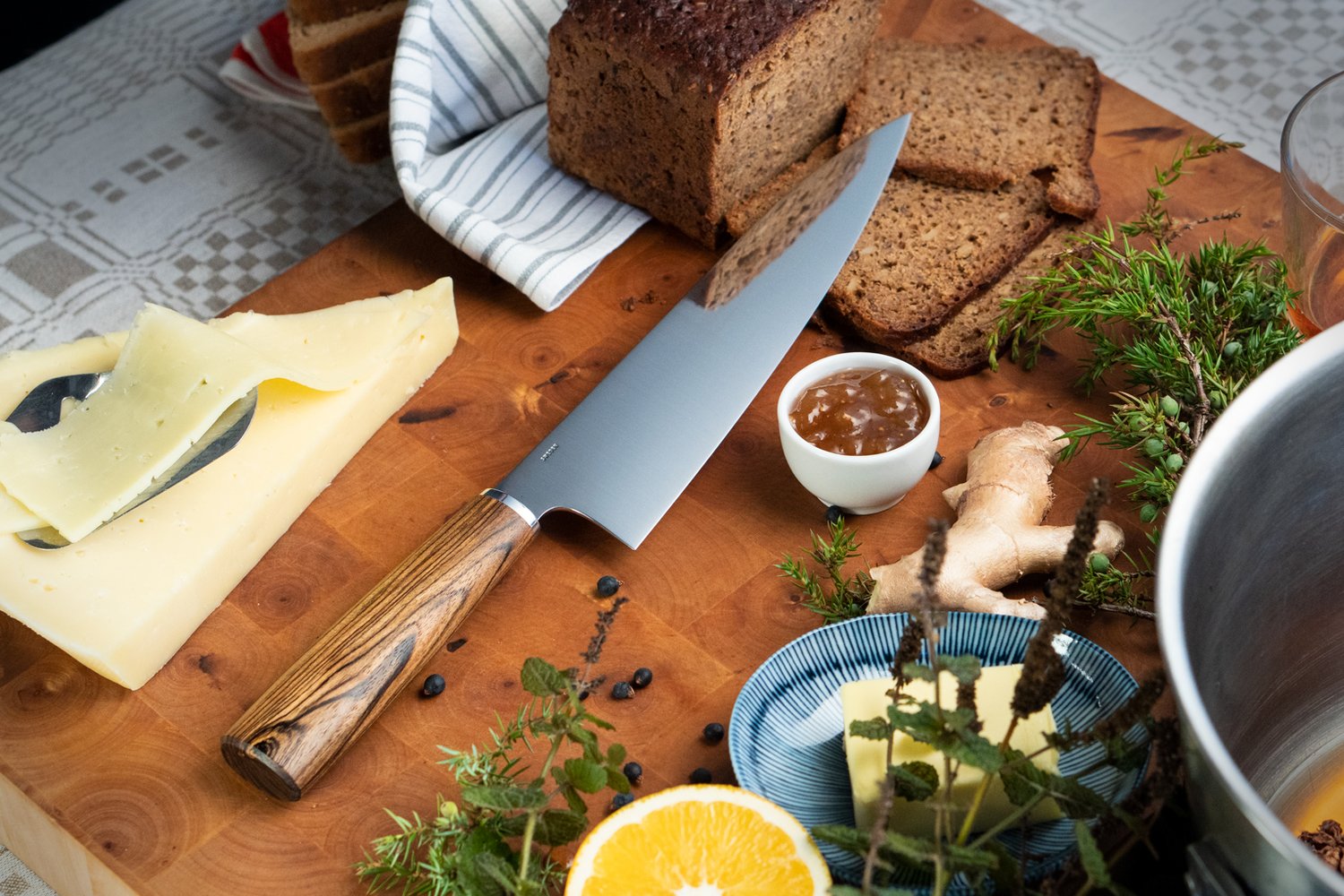 A&C Chef Knife - Bocote (SC)