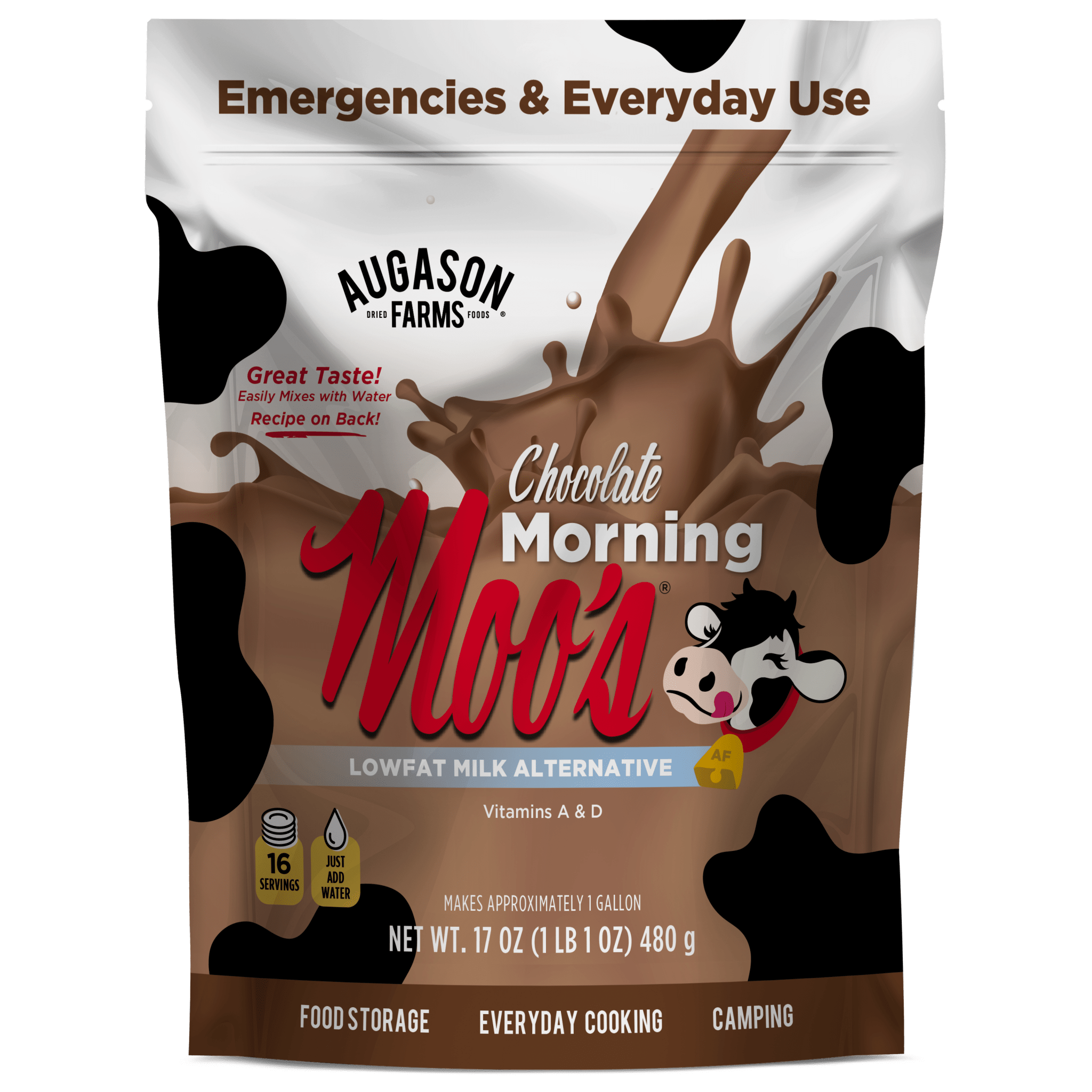 Chocolate Morning Moo's Milk Alternative Pouch, 16 Servings (SC)