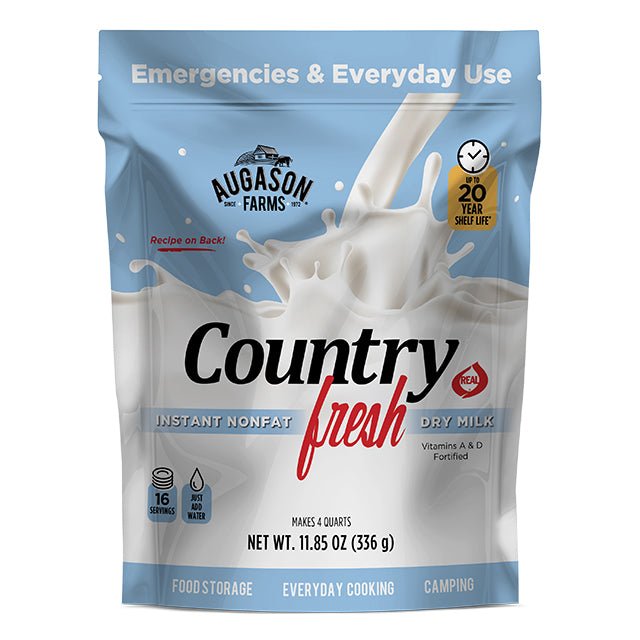 Country Fresh Instant Nonfat Dry Milk Pouch, 16 Servings (SC)