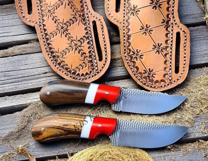 Ranch Cowboy Knives Old Rasp Steel Blade & Rosewood Handle (SC)