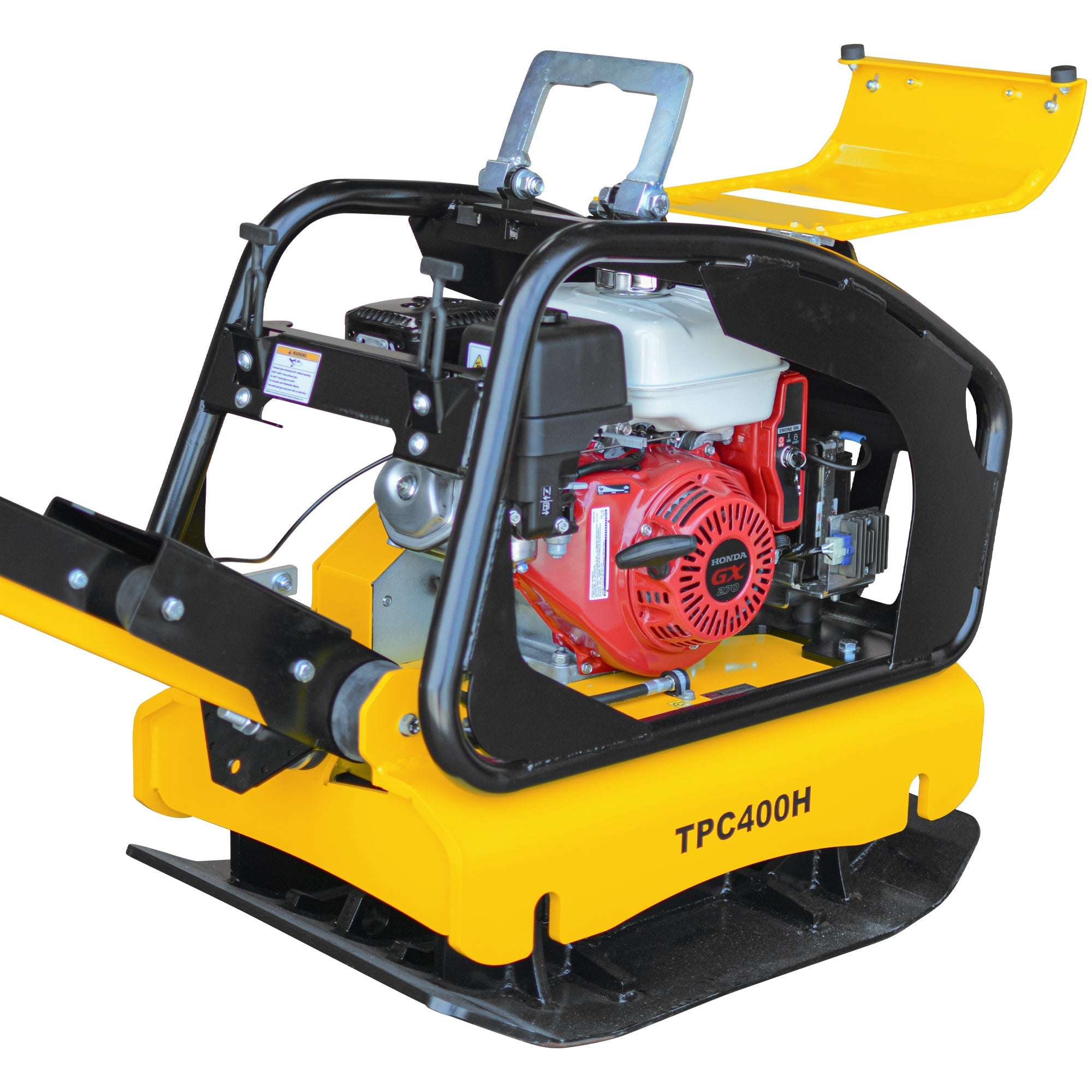 9HP Reverse Plate Compactor Honda GX270 Electric Start 11,690 lbs/ft² for Granular Cohesive Soil Compaction (SC)