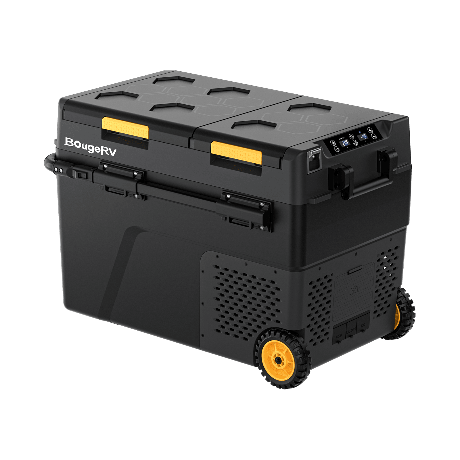 BougeRV CRD2 52QT Dual Zone 12V Portable Fridge Freezer (SC)