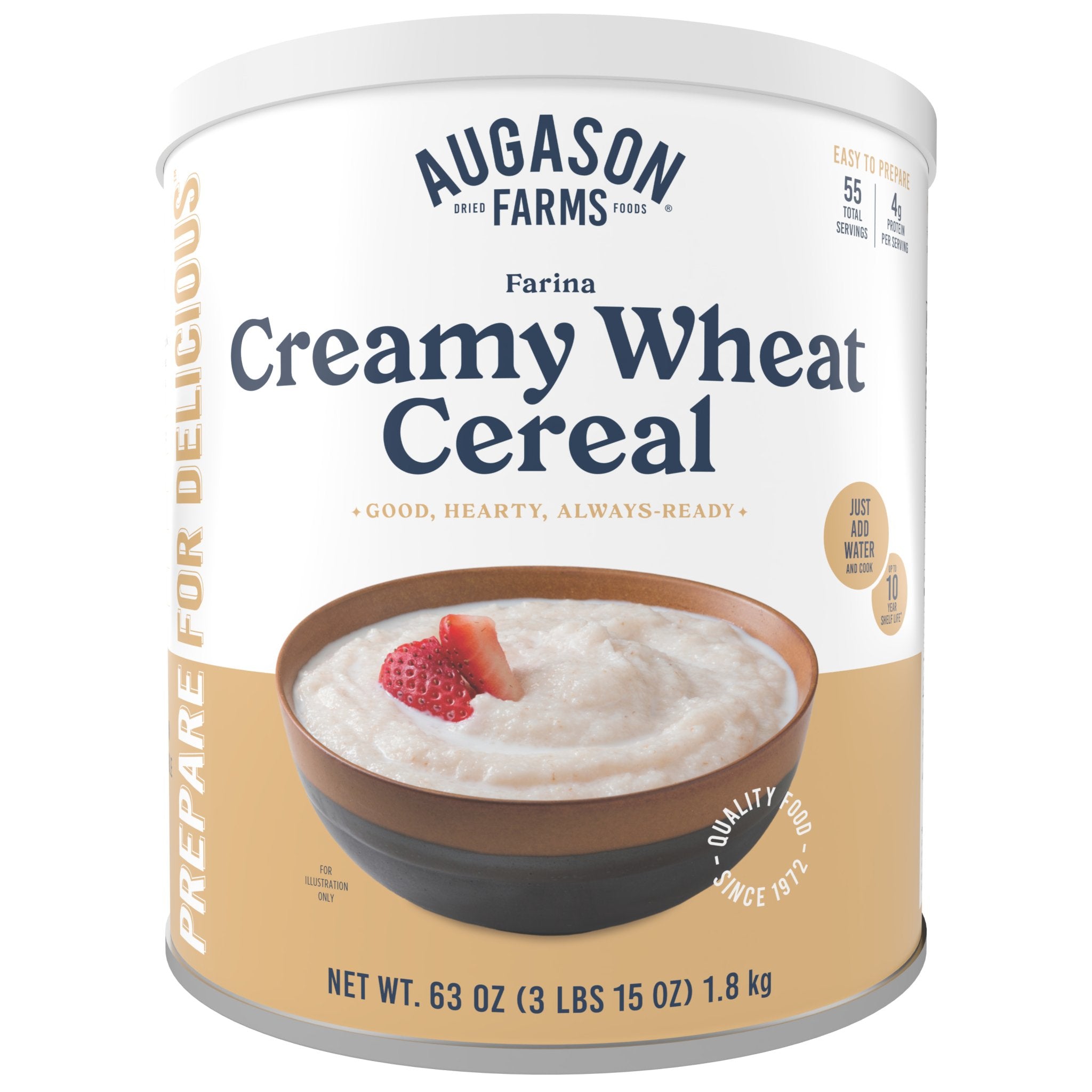Creamy Wheat Cereal Can, 55 Servings (SC)