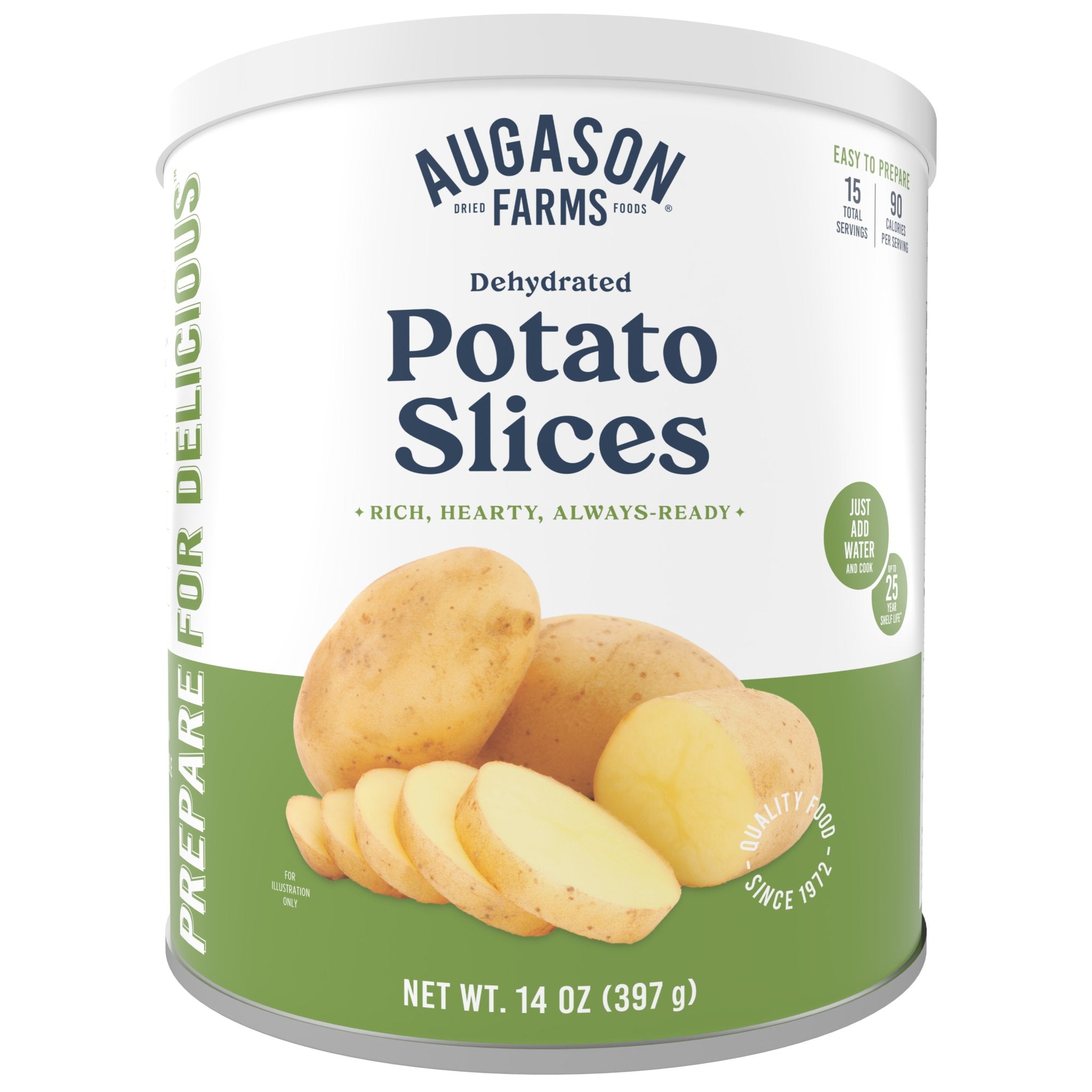 Dehydrated Potato Slices Can, 15 Servings (SC)