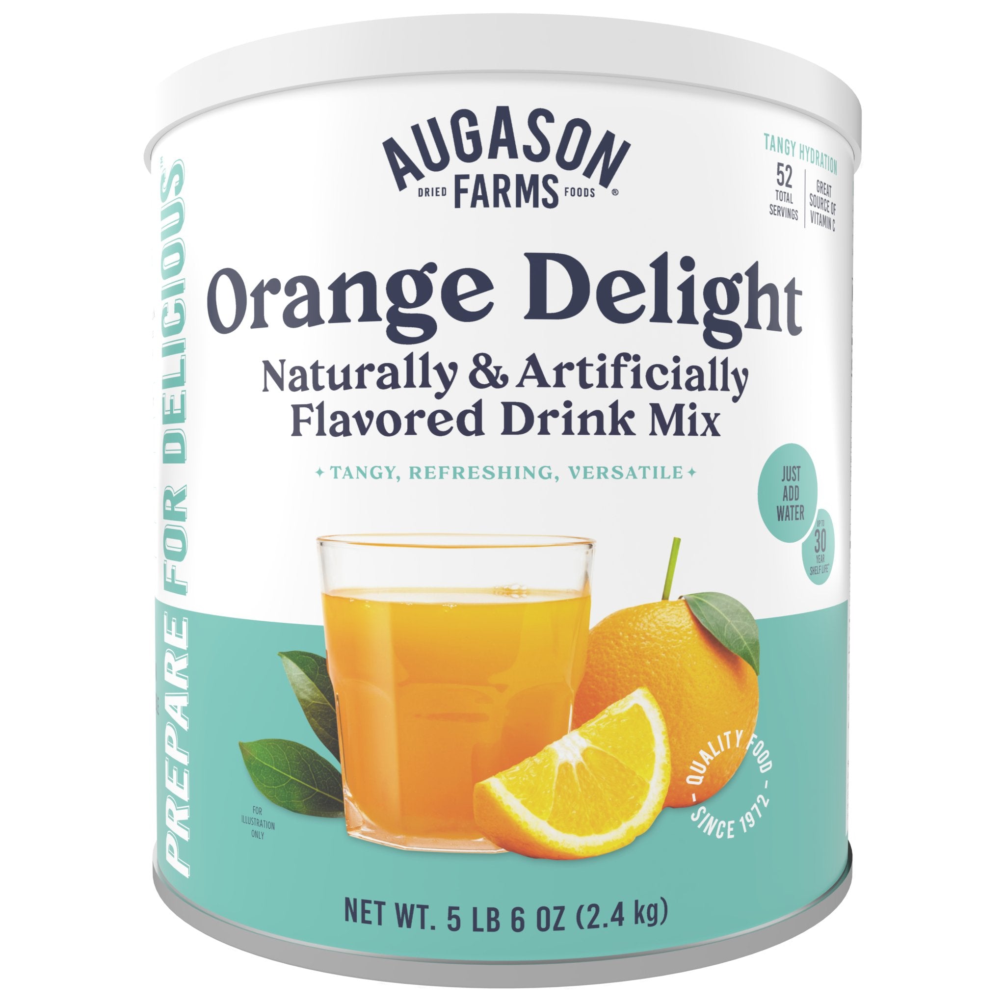 Orange Delight Drink Mix Can, 52 Servings (SC)