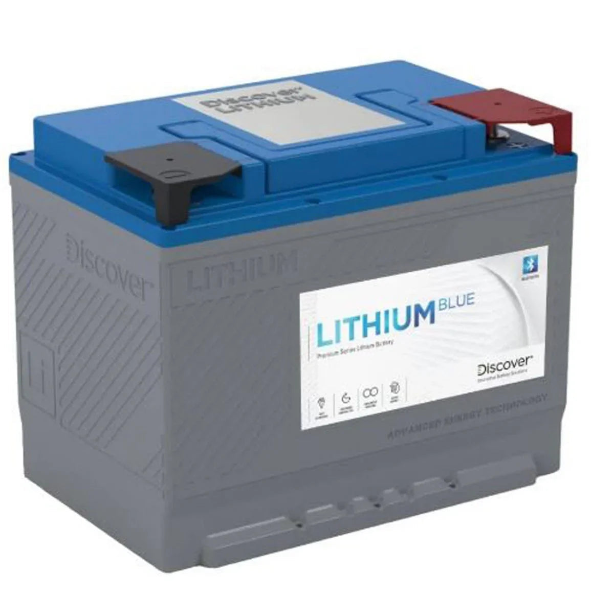 Discover DLB-G24-12V Lithium Blue 12V 100Ah Battery With BMS & Bluetooth (SC)