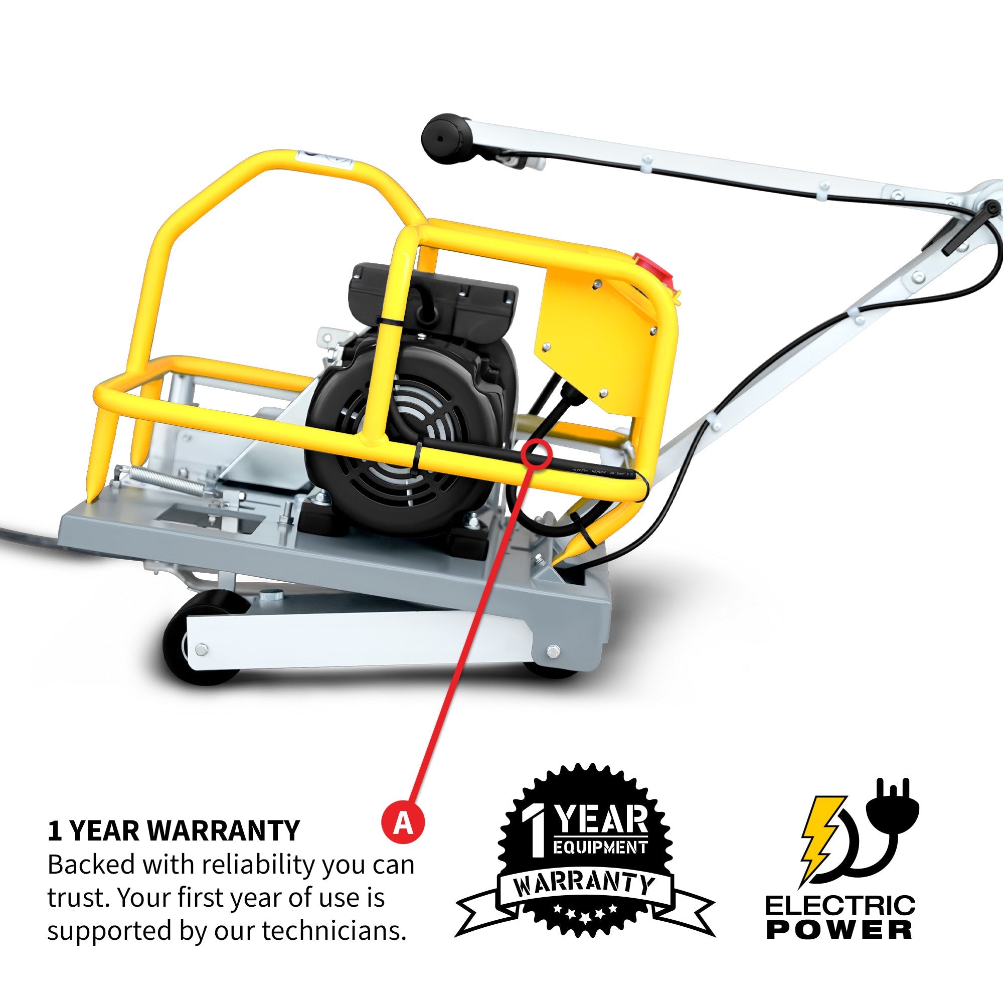 6" Electric Early Entry Green Concrete Saw with 110V Motor (SC)