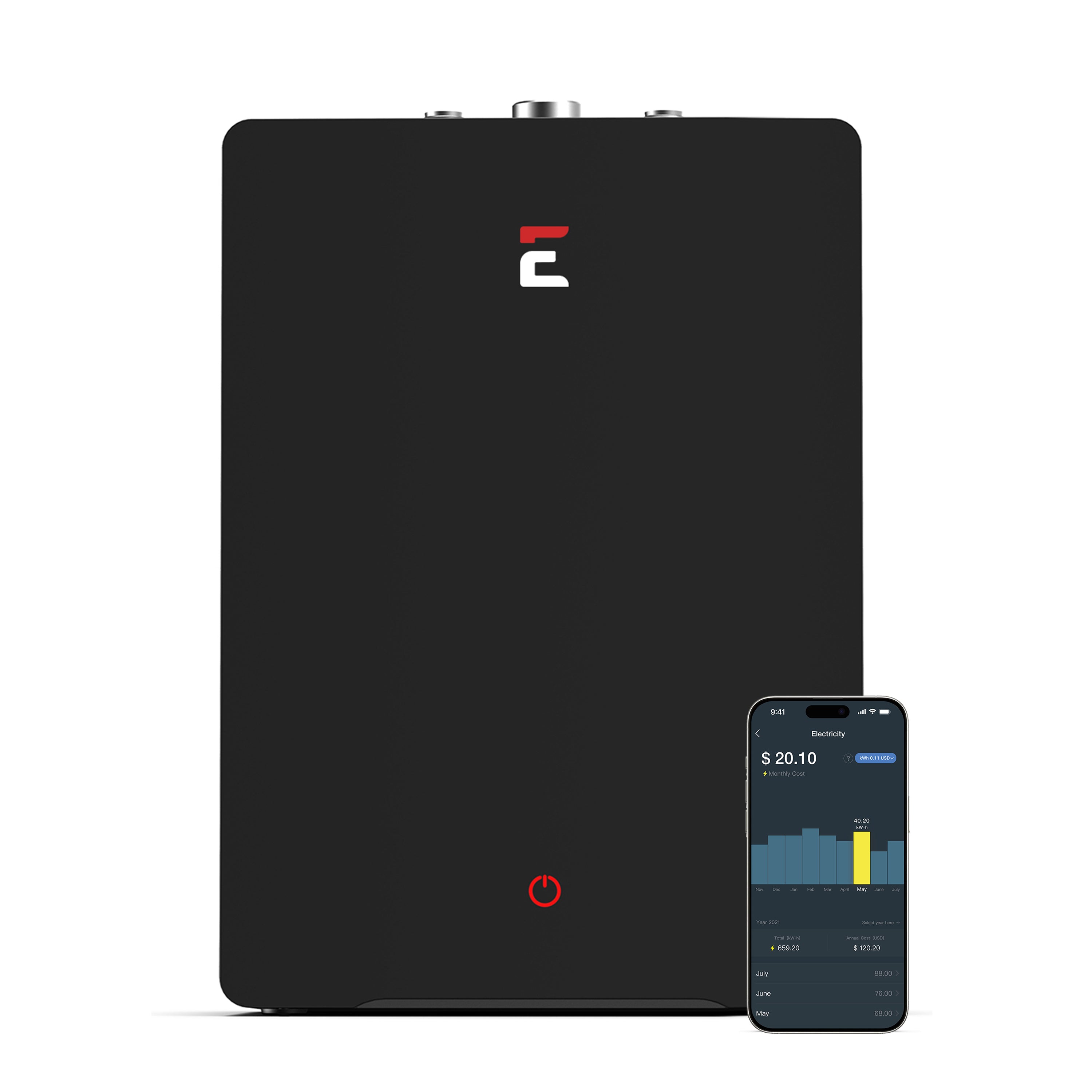 Eccotemp Smart Home 2.5 Gallon Electric Mini Tank Water Heater with Voice Commands (SC)