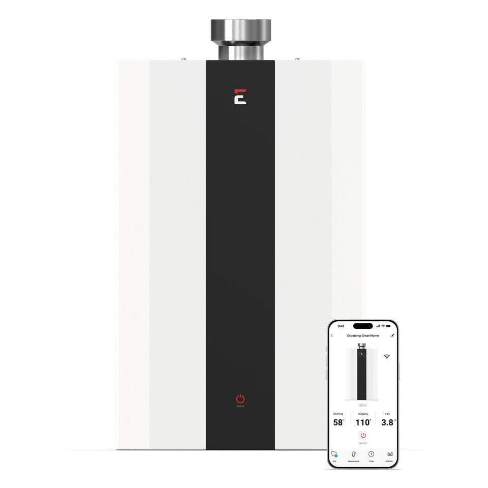 Eccotemp SmartHome Indoor 4.0 GPM Liquid Propane Tankless Water Heater, SH12-A Series (SC)