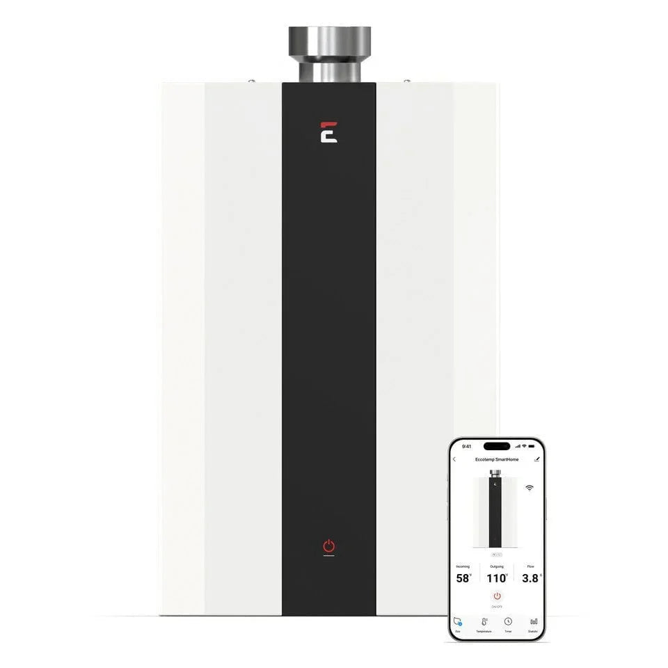 Eccotemp SmartHome Indoor 4.0 GPM Liquid Propane Tankless Water Heater, SH12-A Series