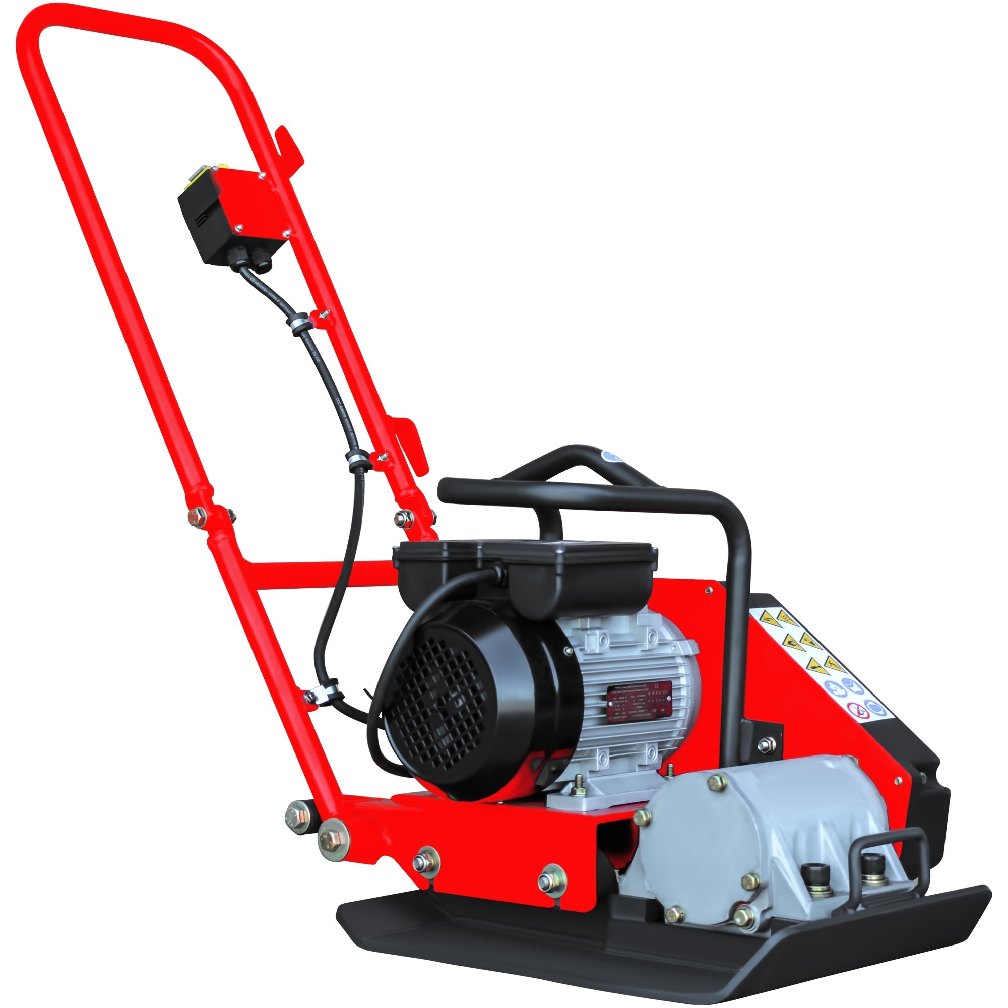2 HP Electric Vibratory Plate Compactor Tamper for Gravel Soil Compaction (SC)