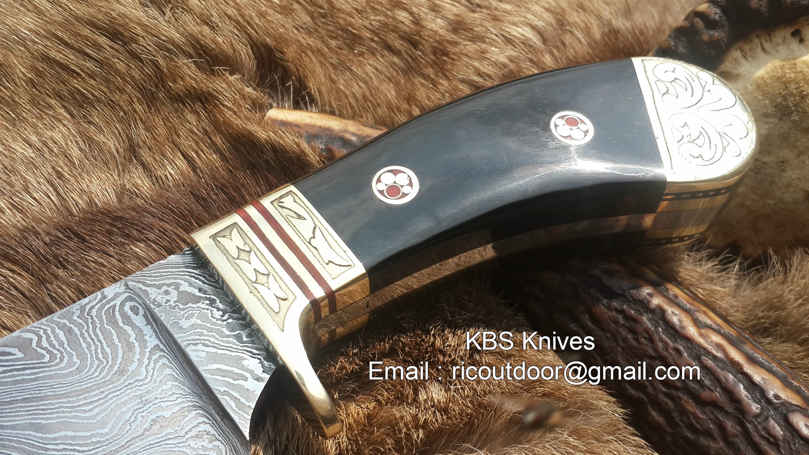 Custom Handmade Personalized Deer Skinning Knife – 8.5 Inches (SC)