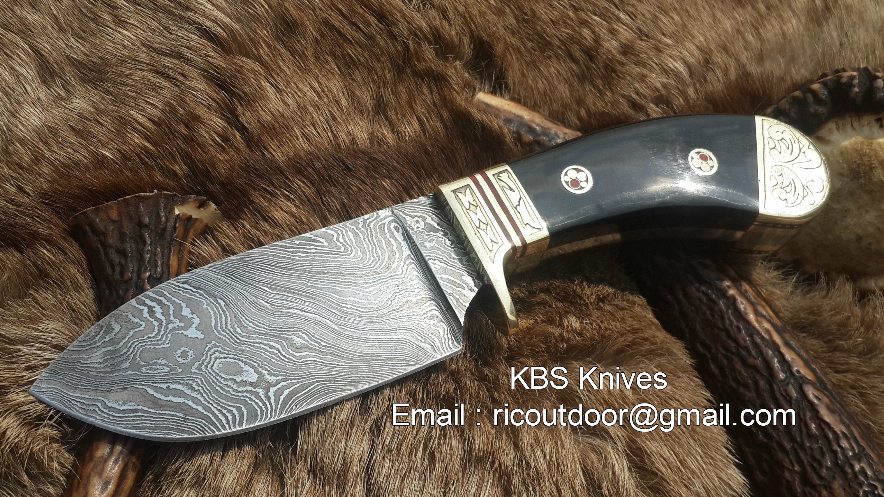 Custom Handmade Personalized Deer Skinning Knife – 8.5 Inches (SC)