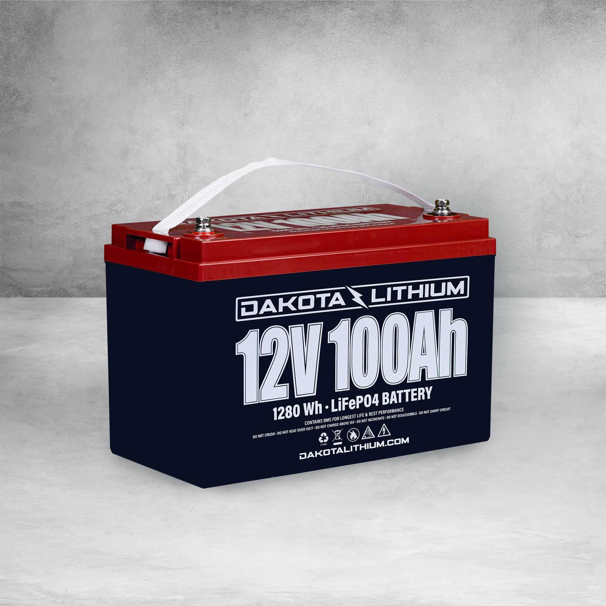 Dakota Lithium 12V 100AH Deep Cycle LiFeP04 Battery (SC)