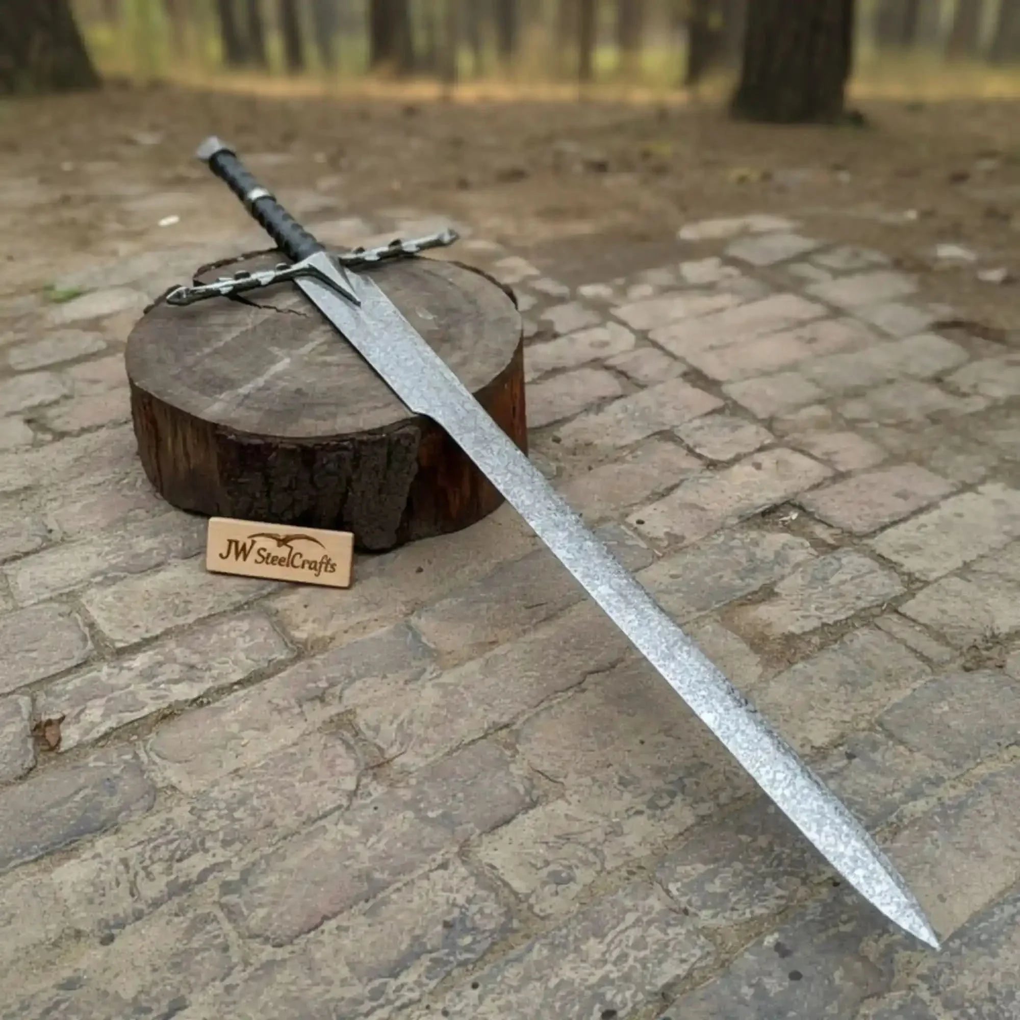 Thornguard Handmade Dark Fantasy Greatsword | Thorn Spike Carbon Steel