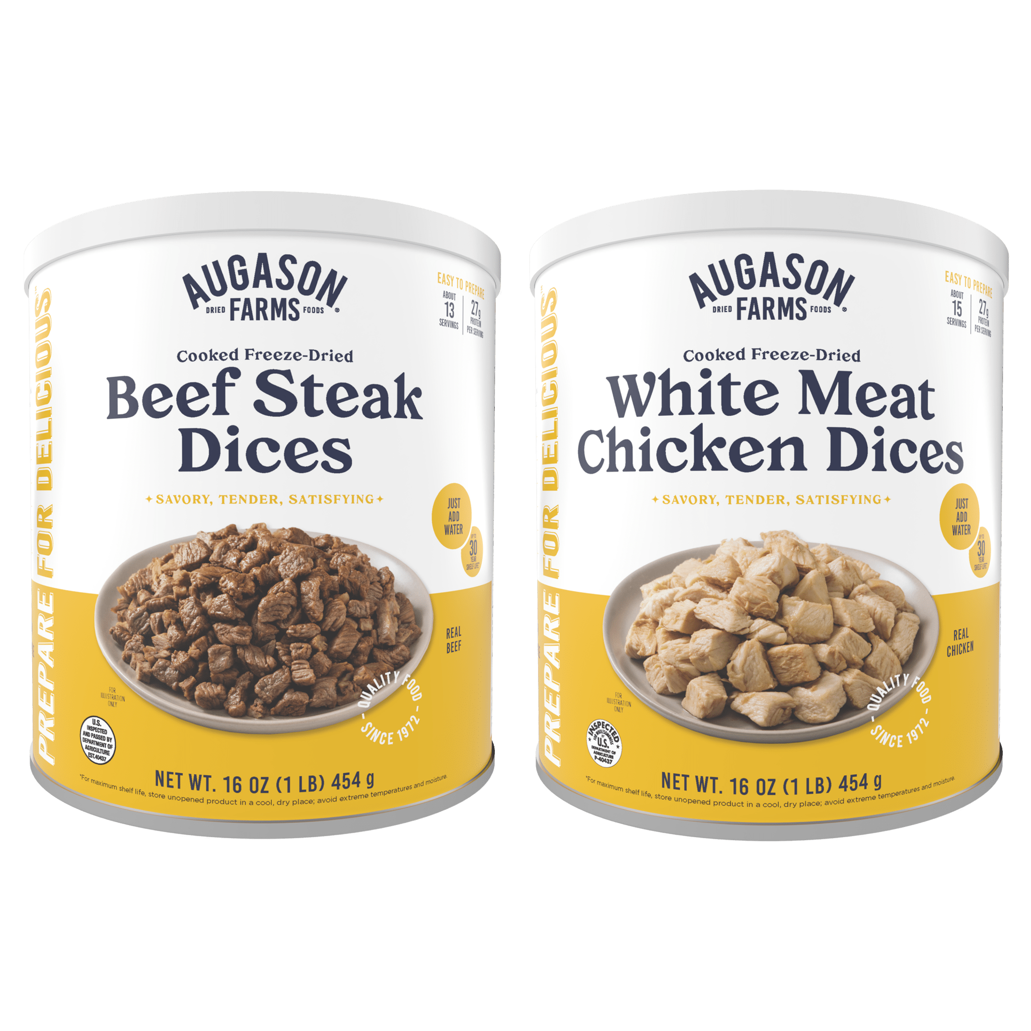 Freeze Dried Chicken & Beef Combo Pack, 28 Servings (SC)