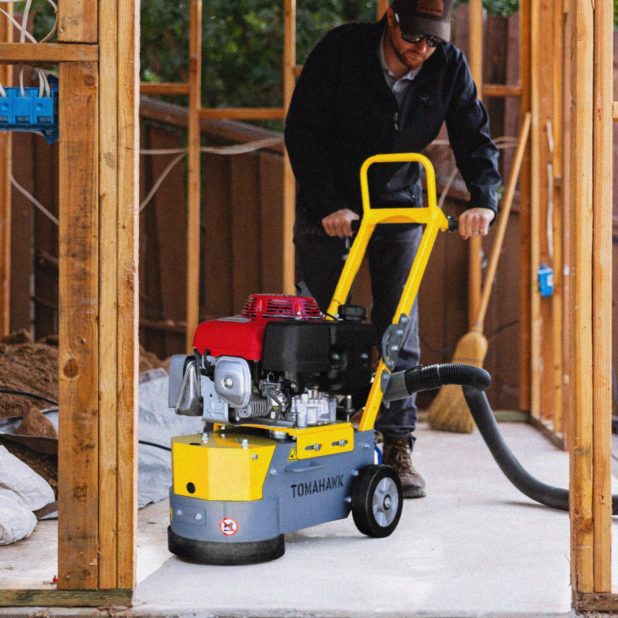 10" Honda Concrete Floor Grinder 10HP GXV390 Motor for Smoothing, Floor Prep, Coatings (SC)