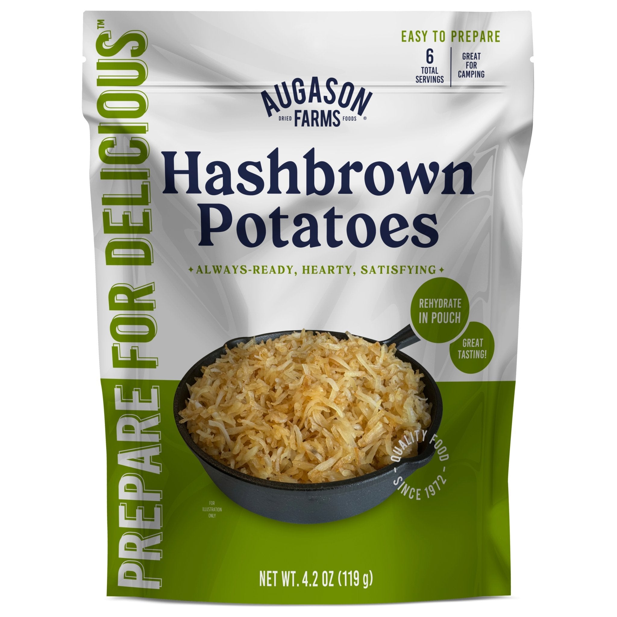Hashbrown Potatoes Pouch, 6 Servings (SC)
