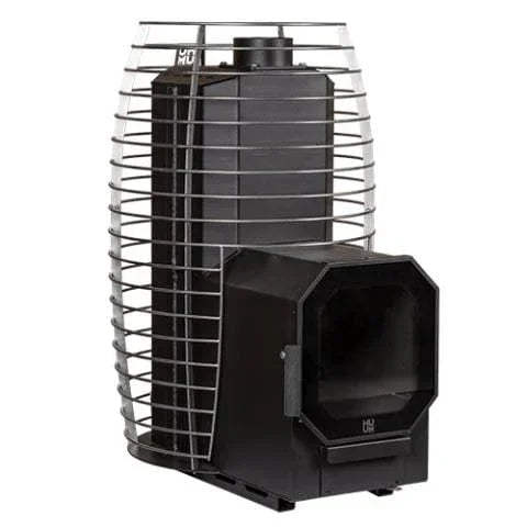 HUUM HIVE Flow LS 9.8kW Wood-Burning Sauna Stove w/ Firebox Extension
