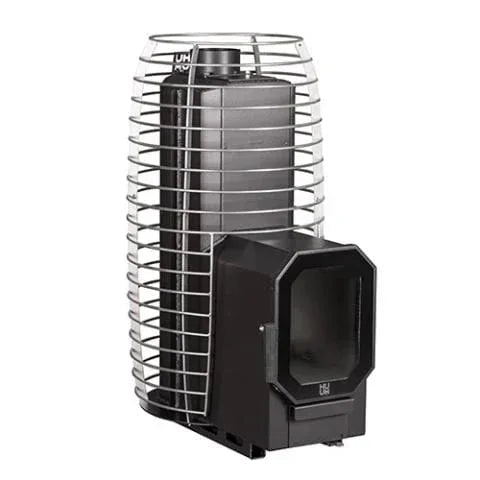HUUM HIVE Flow Mini LS 8.5kW Wood-Burning Sauna Stove w/ Firebox Extension