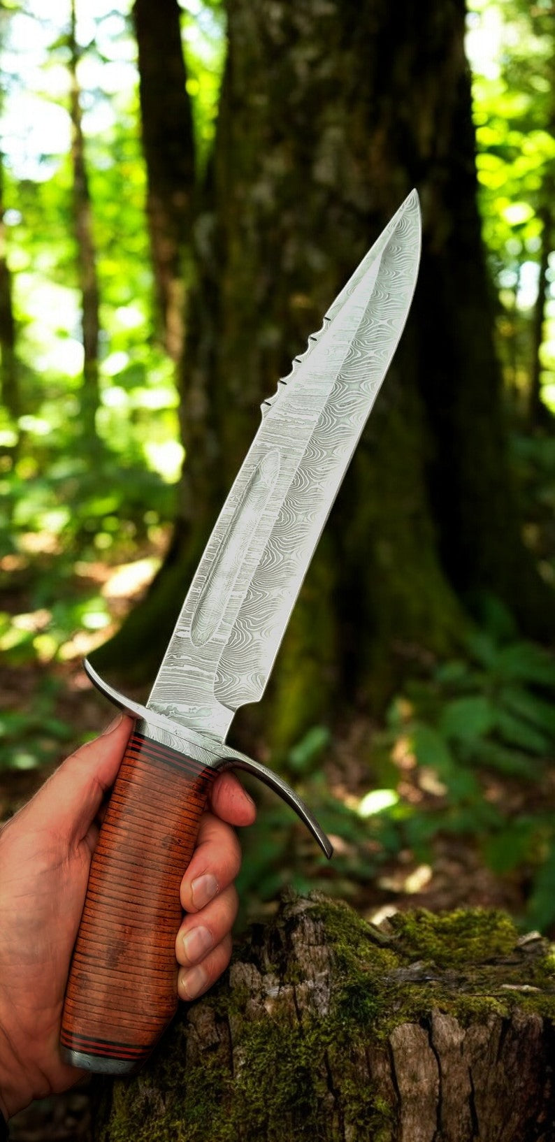 Ironwood Raider – Custom Handmade Bowie Knife (SC)