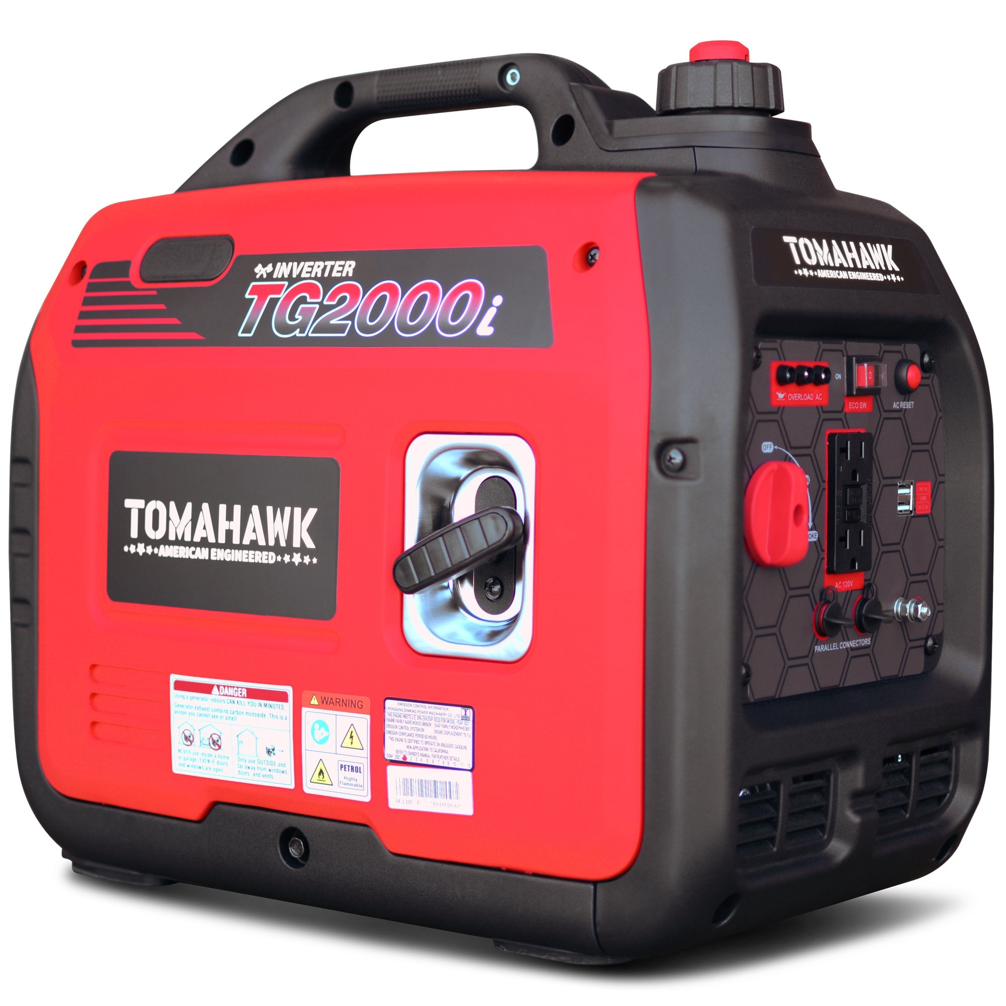 2000 Watt Inverter Generator Super Quiet Portable Gas Power Professional Use (SC)