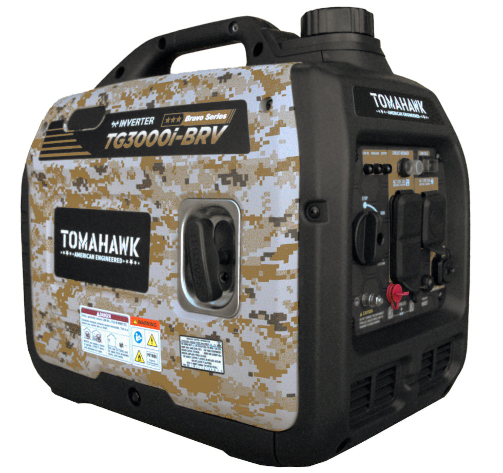 3000 Watt Inverter Generator Super Quiet Portable Gas Power Professional Use - Camo Special Edition (SC)