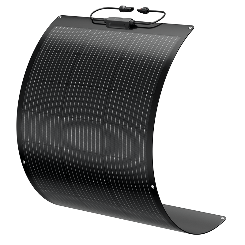BougeRV Arch 100 Watt Fiberglass Flexible Curved Solar Panel (SC)
