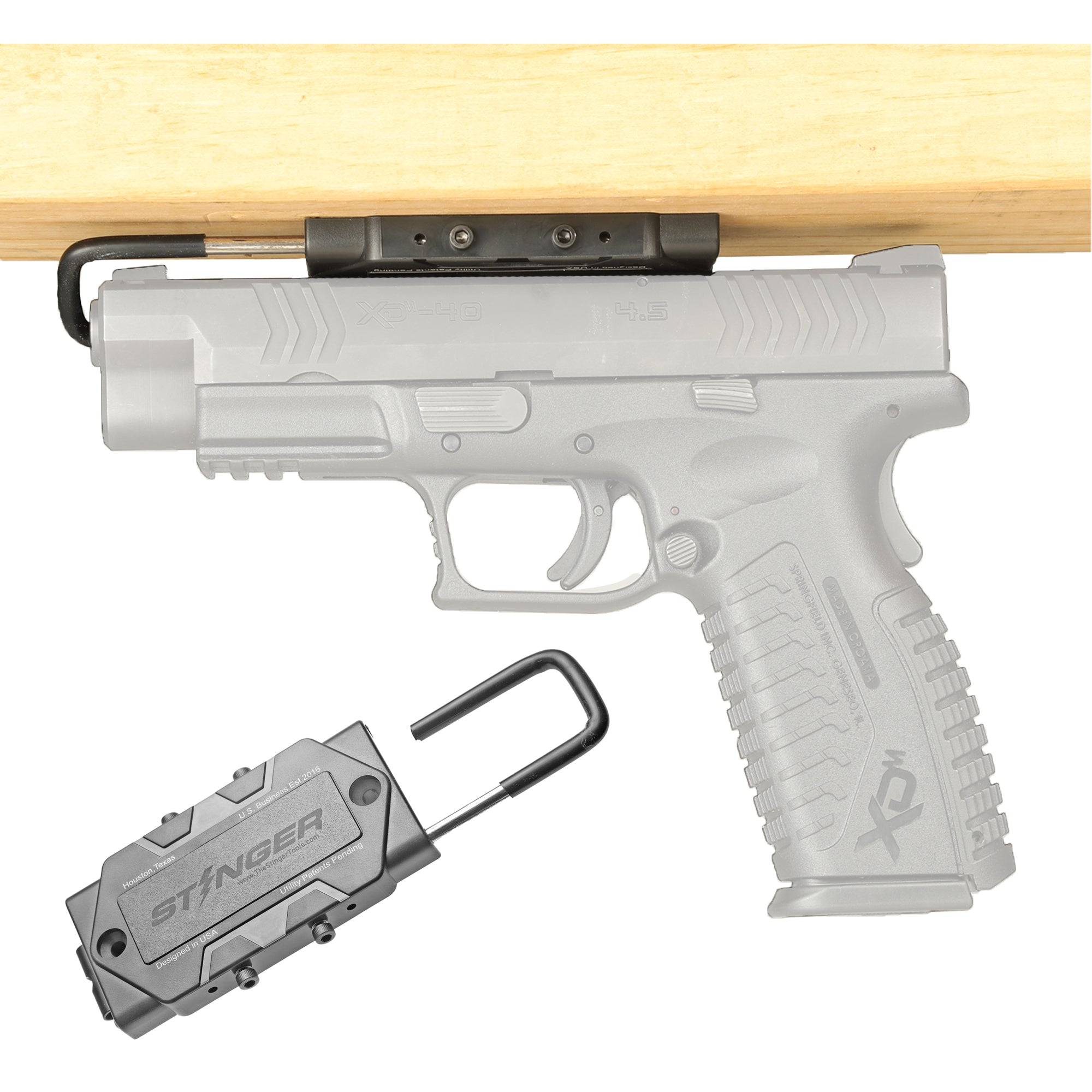 Stinger U2 Magnetic Gun Mount w/  Inner Barrel Support (SC)