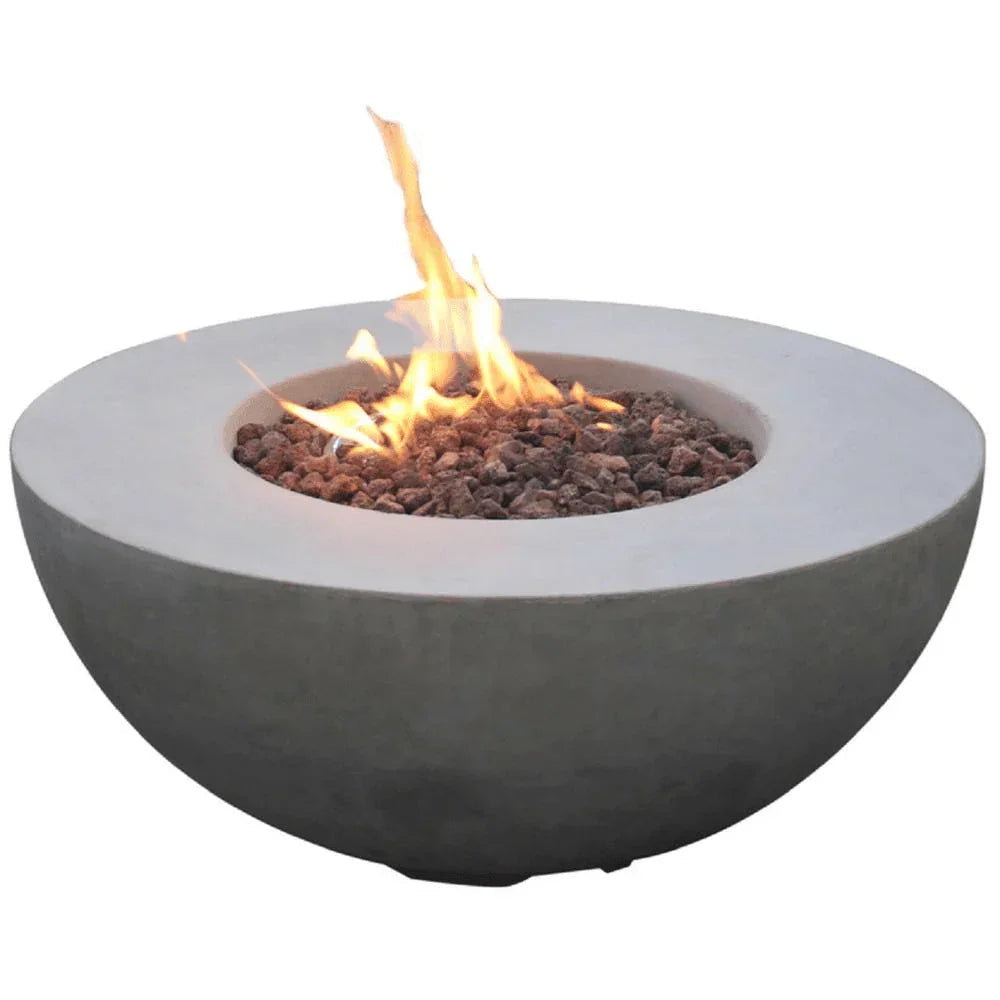 Elementi Modeno - Roca Round Concrete Fire Pit Table
