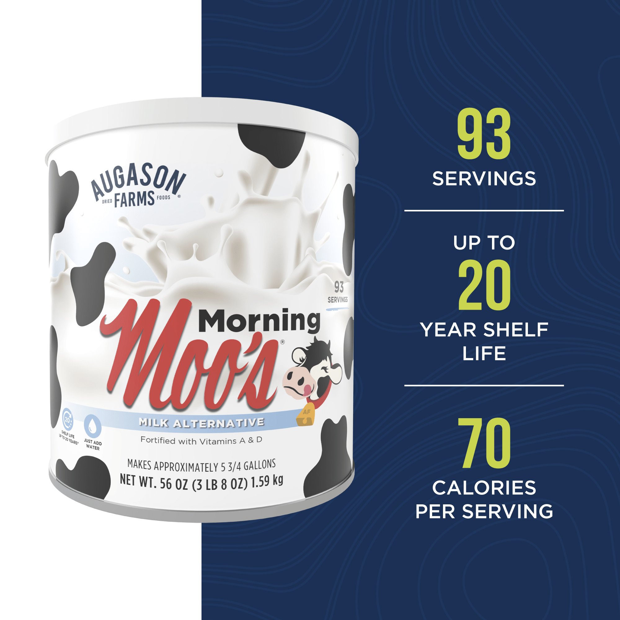Morning Moo's Milk Alternative Can, 93 Servings