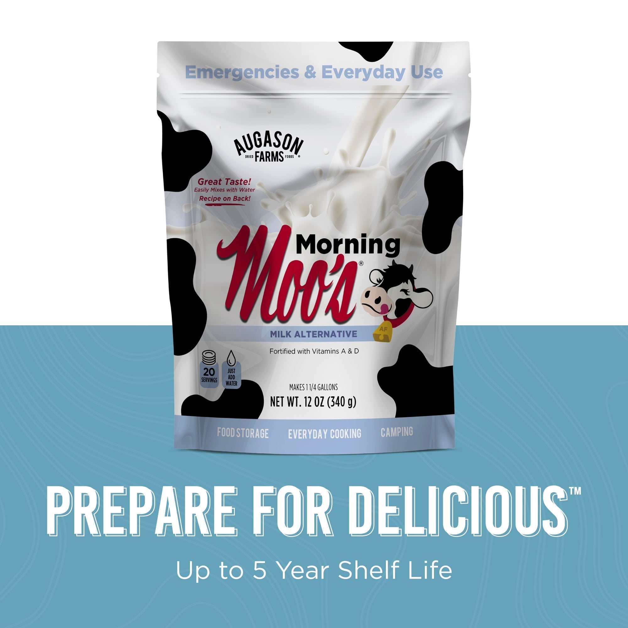 Morning Moo’s Milk Alternative Pouch, 20 Servings