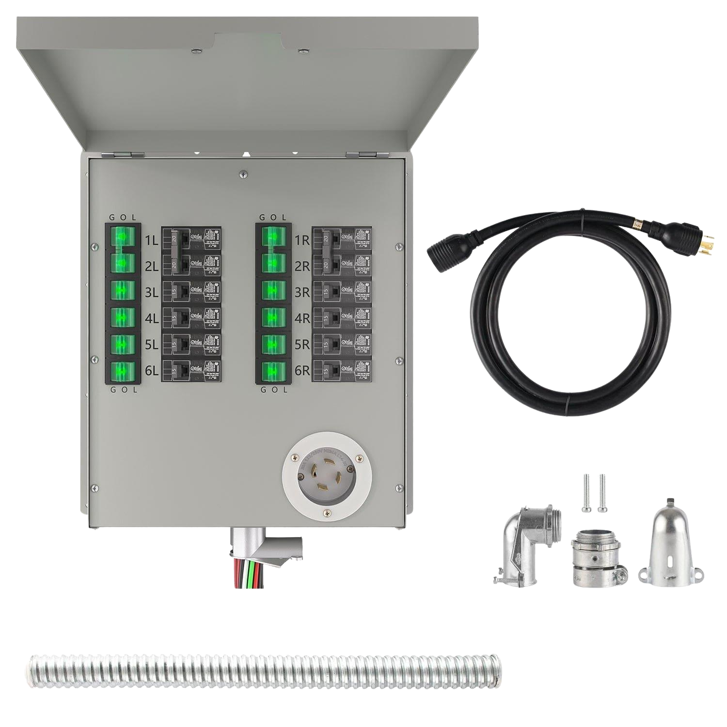 Nature's Generator 12-Circuit 120/240V 30A Non-Automatic Power Transfer Switch