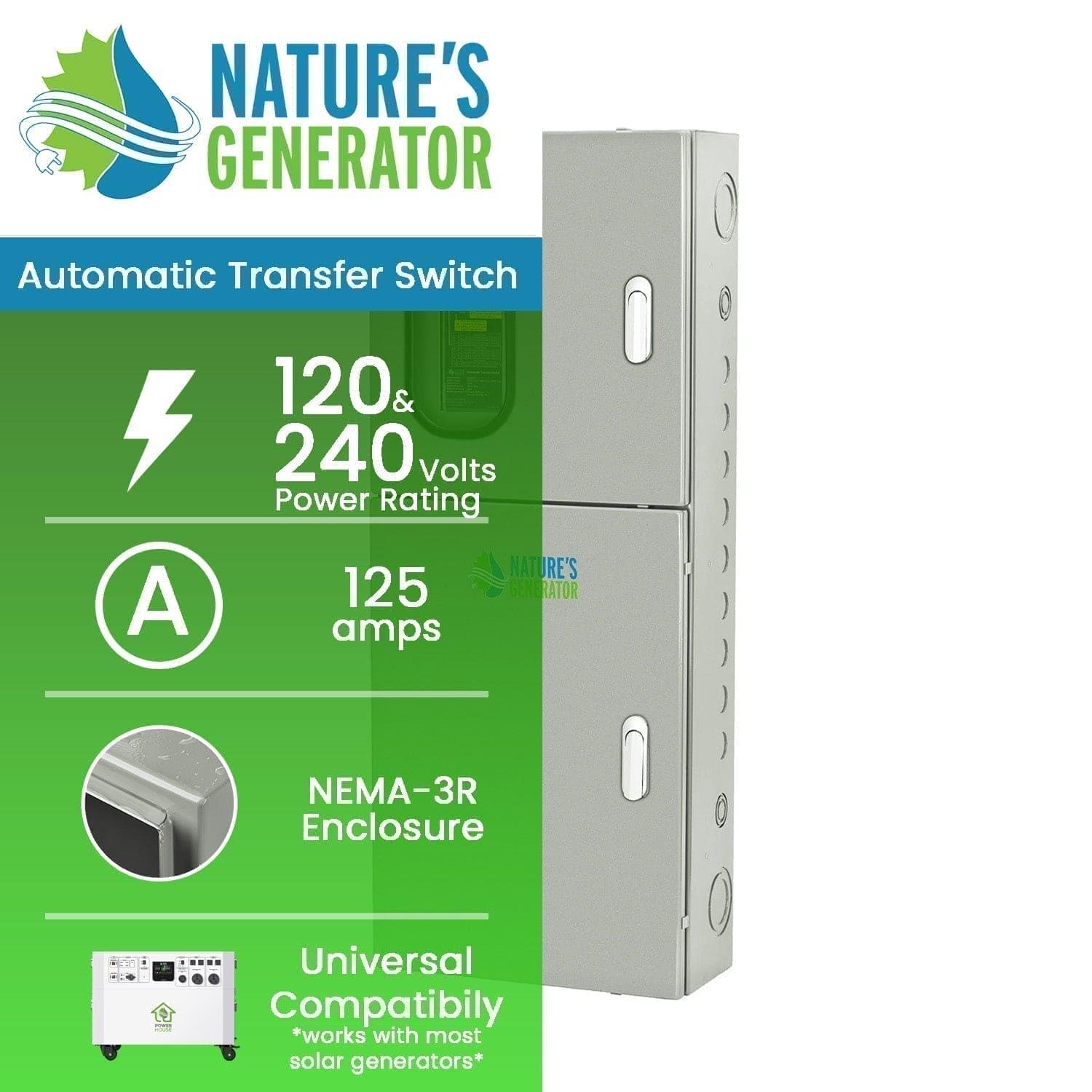 Nature's Generator 125A Automatic Transfer Switch (SC)