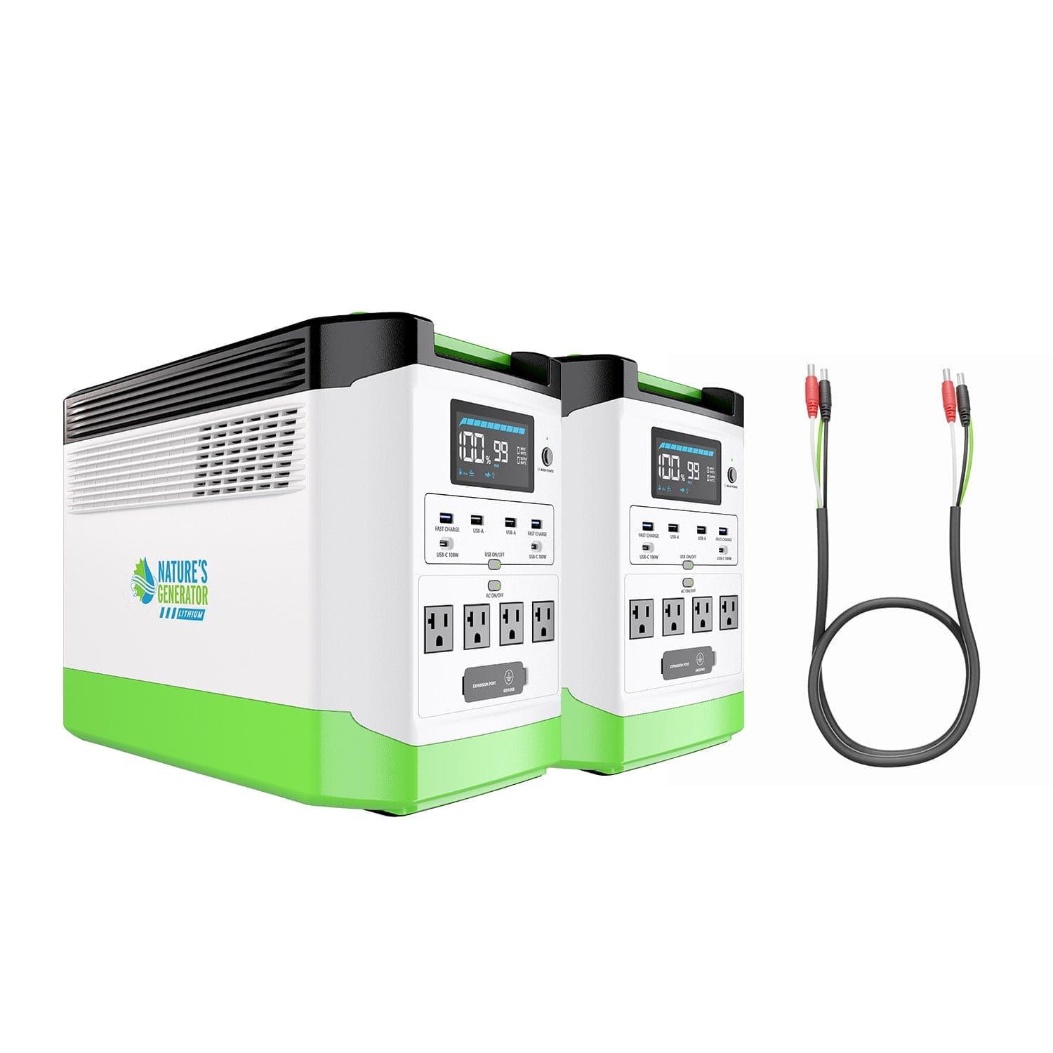 Nature's Generator Lithium 1800 Combo (SC)