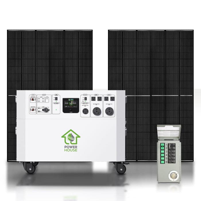 Nature’s Generator Powerhouse with Solar Panel and Transfer Switch (SC)