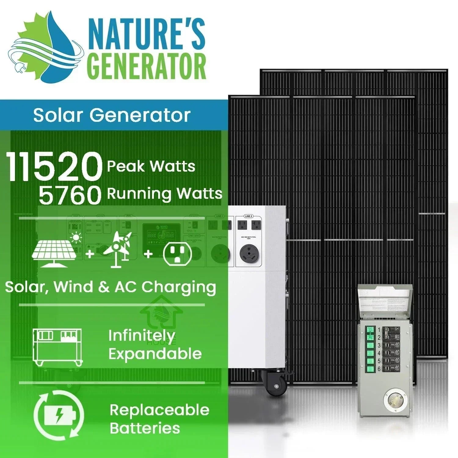 Nature’s Generator Powerhouse Gold Plus PE System