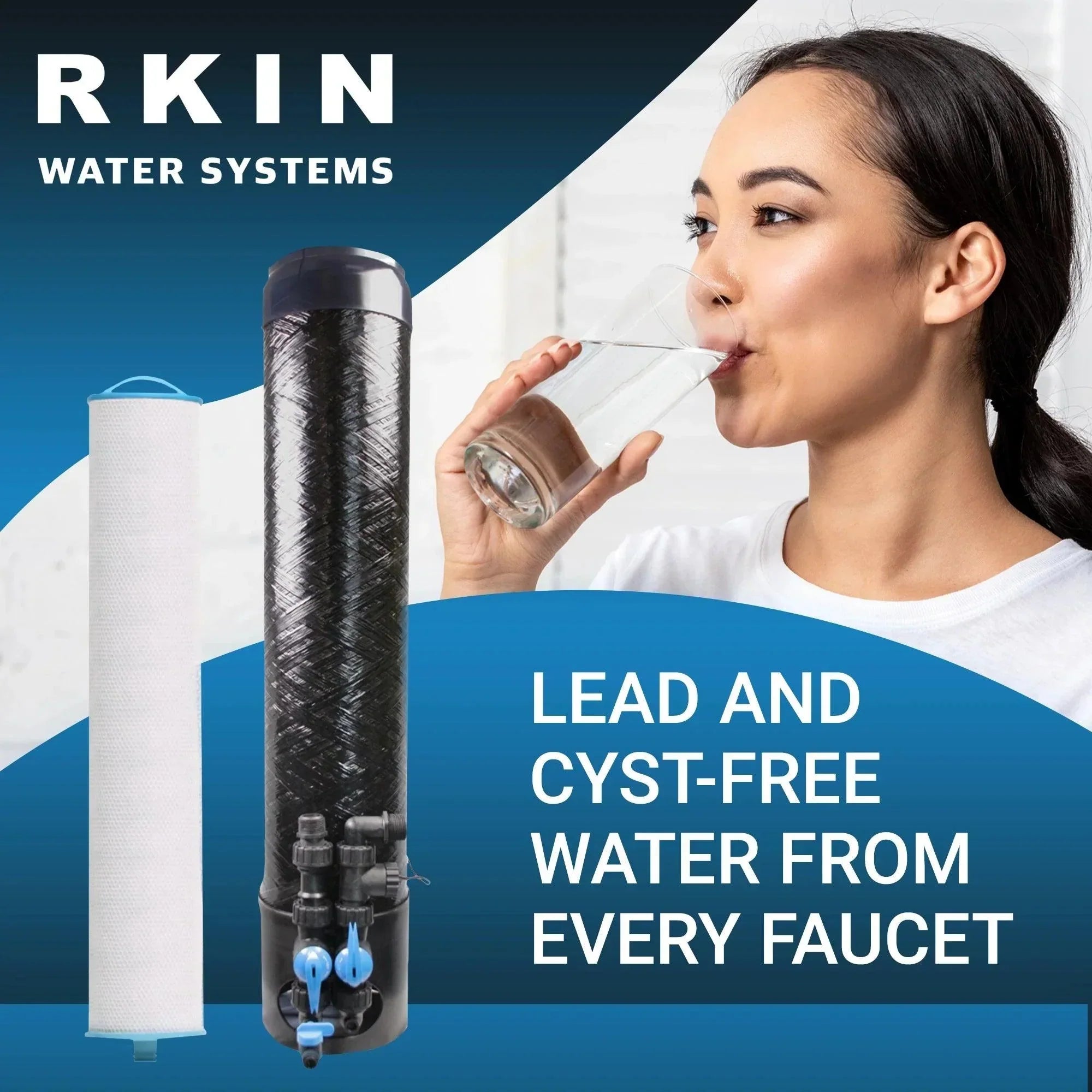RKIN - OP1L Certified Whole House Lead Water Filter System (SC)