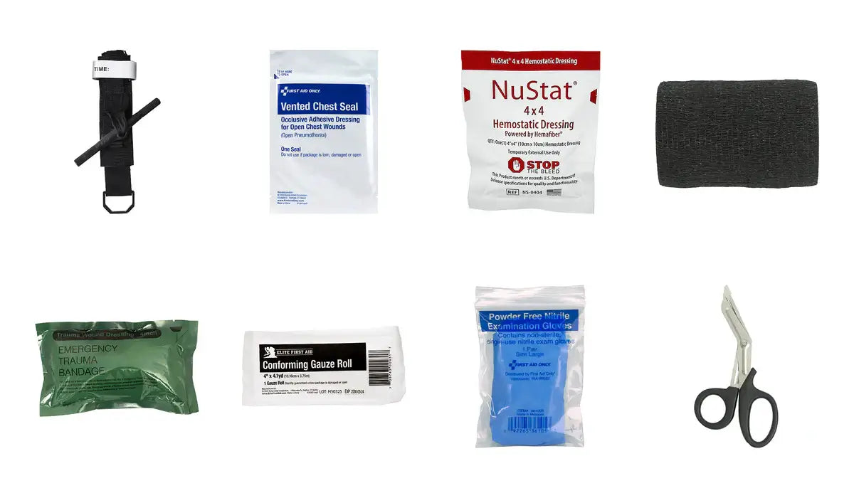 Patrol Trauma Kit w/Bleeding Control Kit | Tactical IFAK (SC)