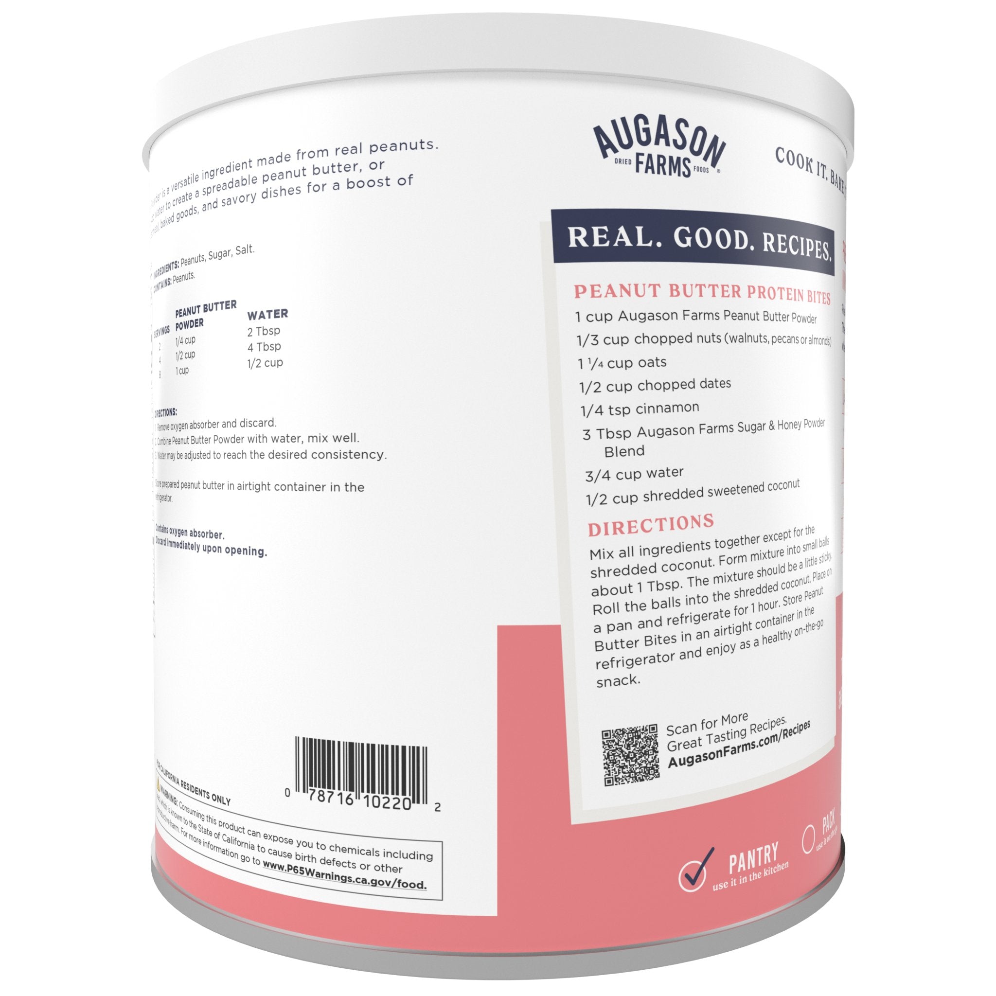 Peanut Butter Powder Can, 60 Servings (SC)
