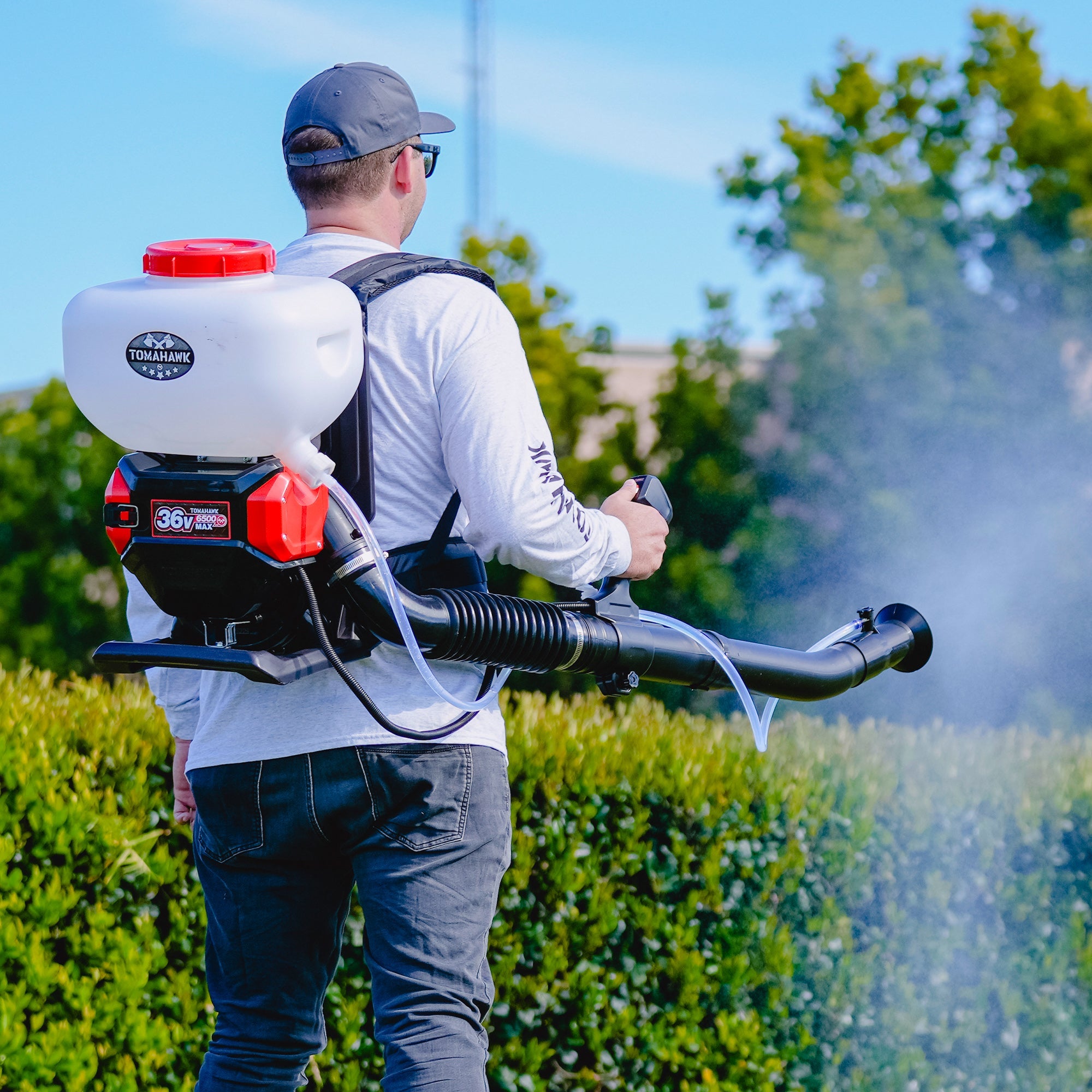 4 Gal Battery Powered Backpack Mosquito Fogger Sprayer 36V for Pest Control Ticks, Fleas, Flies, and Mosquitoes (SC)