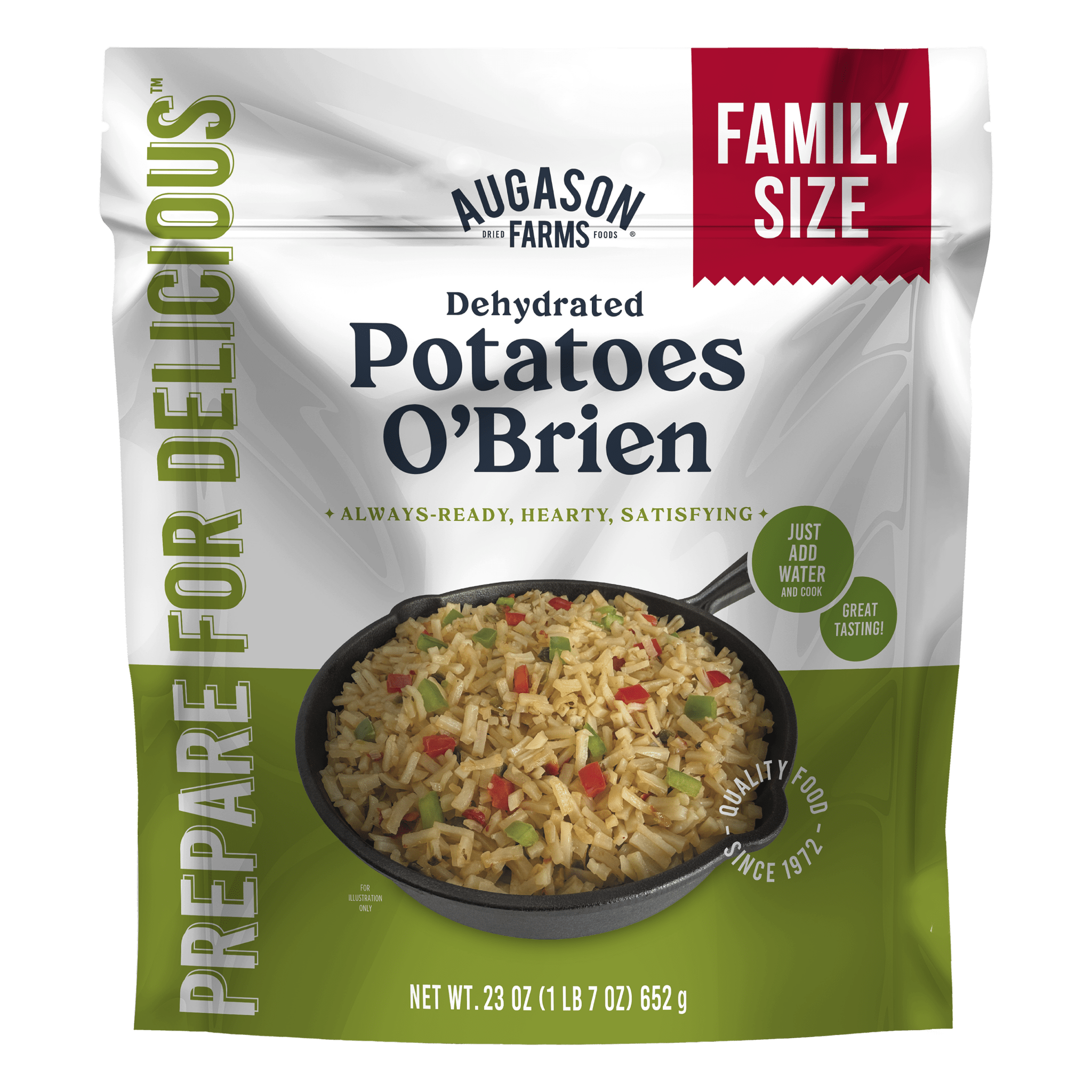 Potatoes O'Brien Family Size Pouch, 18 Servings (SC)