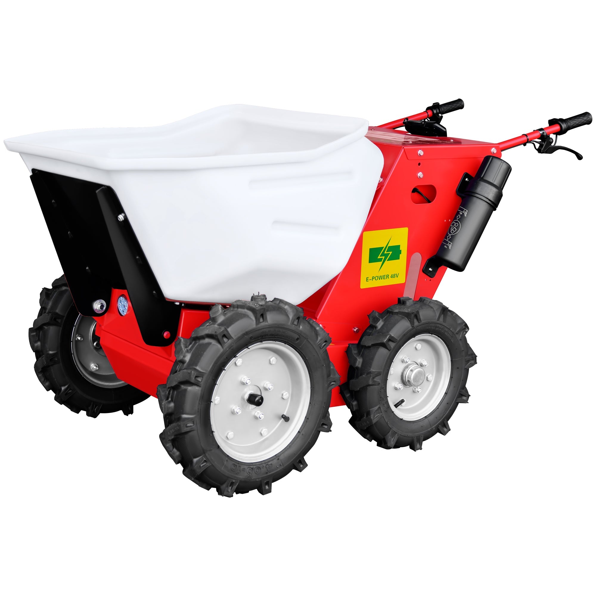30" Concrete Power Buggy Electric Battery Mini Dumper 660-lb. Bucket Capacity (SC)