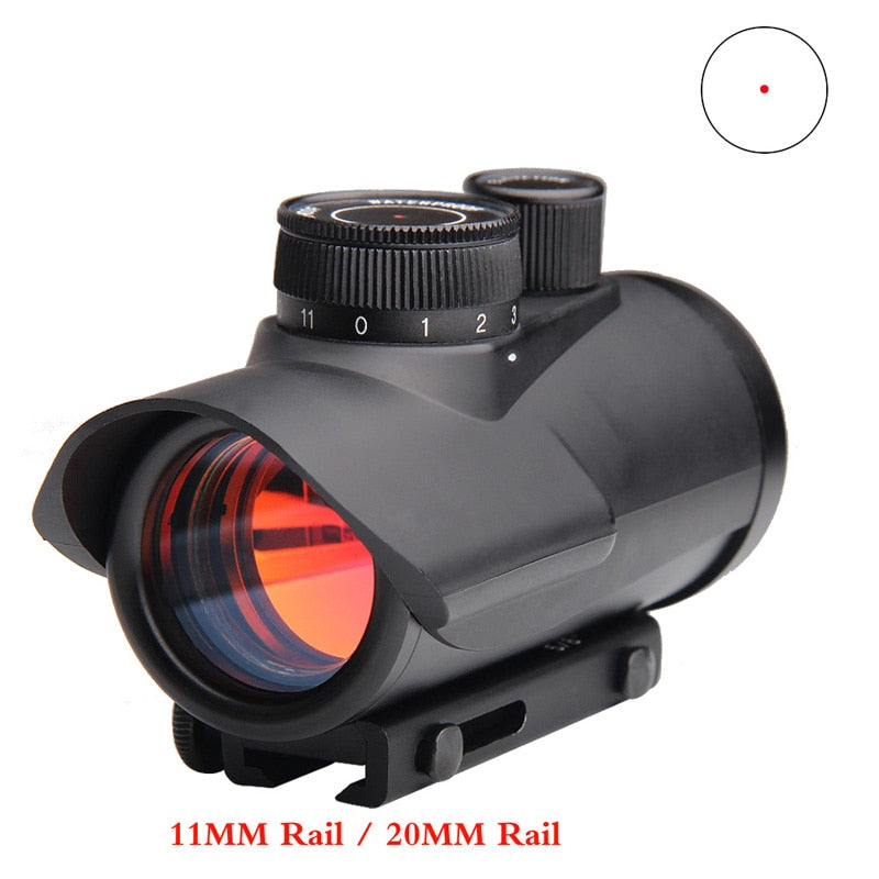 Red Dot Sight Scope Holographic 1 x 30mm 11mm & 20mm Weaver Rail Mount for Tactical Hunting  5-0040 (SC)