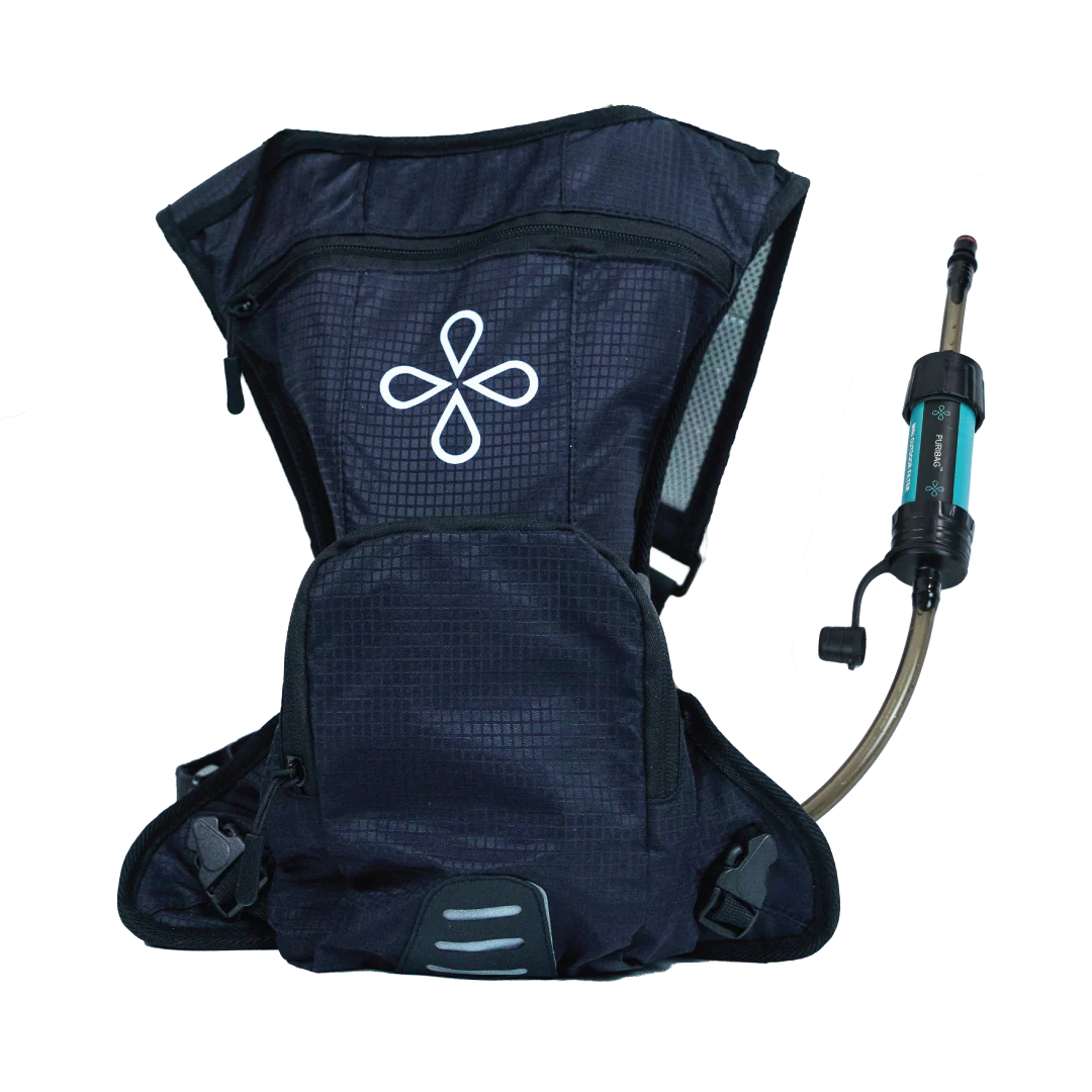 Puribag Adventure Pack - [hydration backpack with 2L water bladder and adaptable membrane filter kit] (SC)