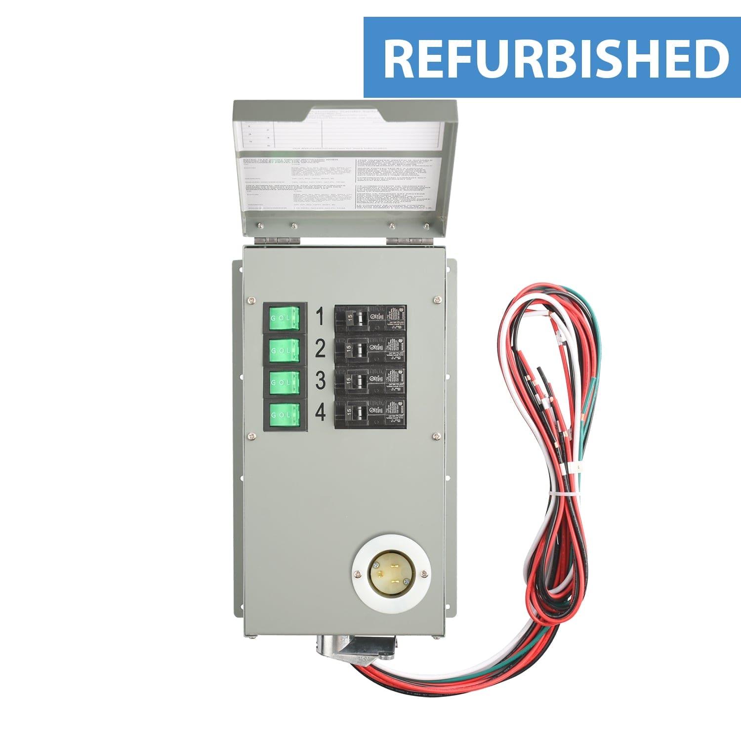 Refurbished - Nature's Generator 120V 15A 4-Circuit Manual Transfer Switch (SC)