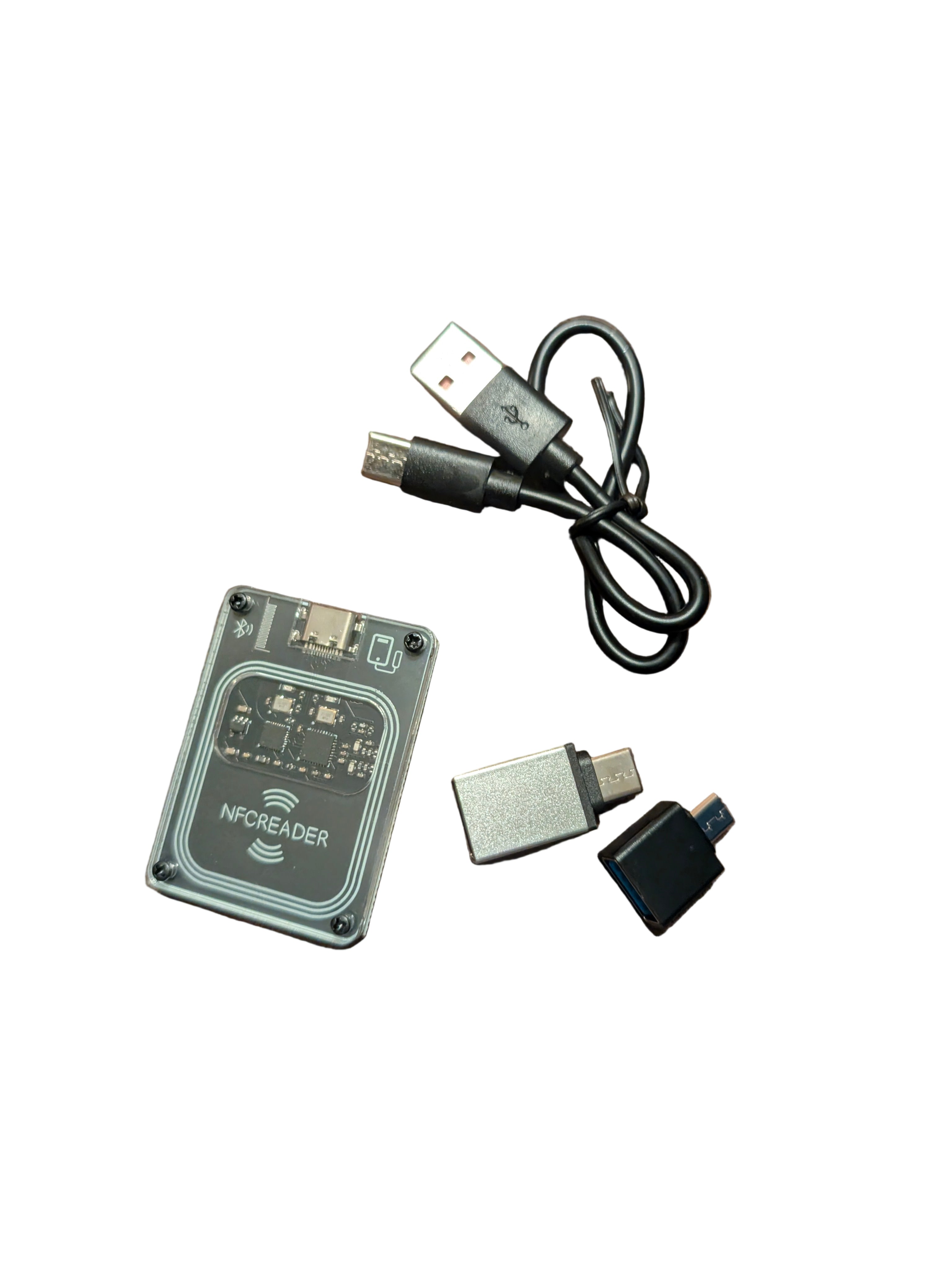 PCR532 NFC RFID Reader Writer | Bluetooth + USB | IC Card Reader Copie