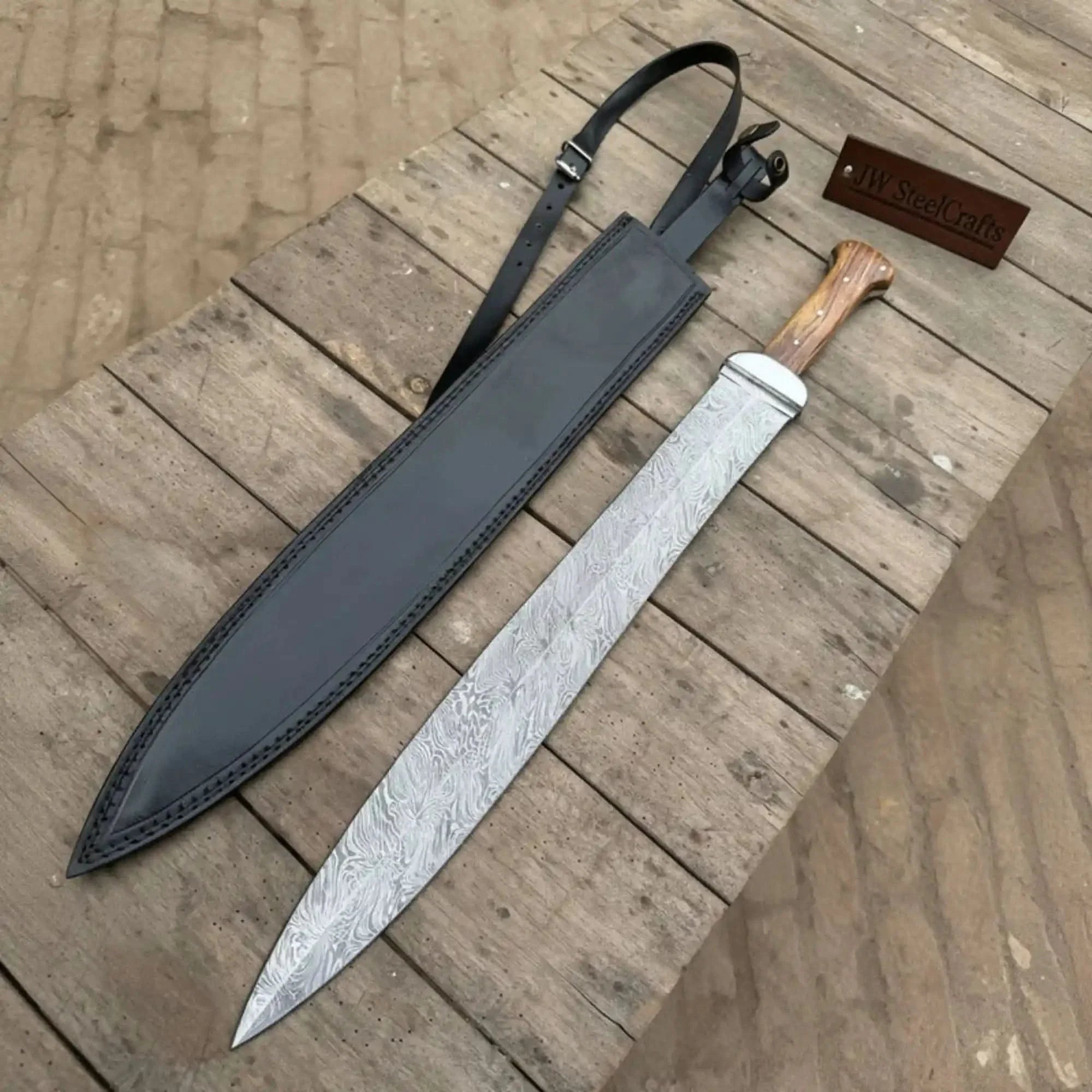 Handmade  Roman Gladius Sword Replica 24-Inch Full Tang Historical Display Sword
